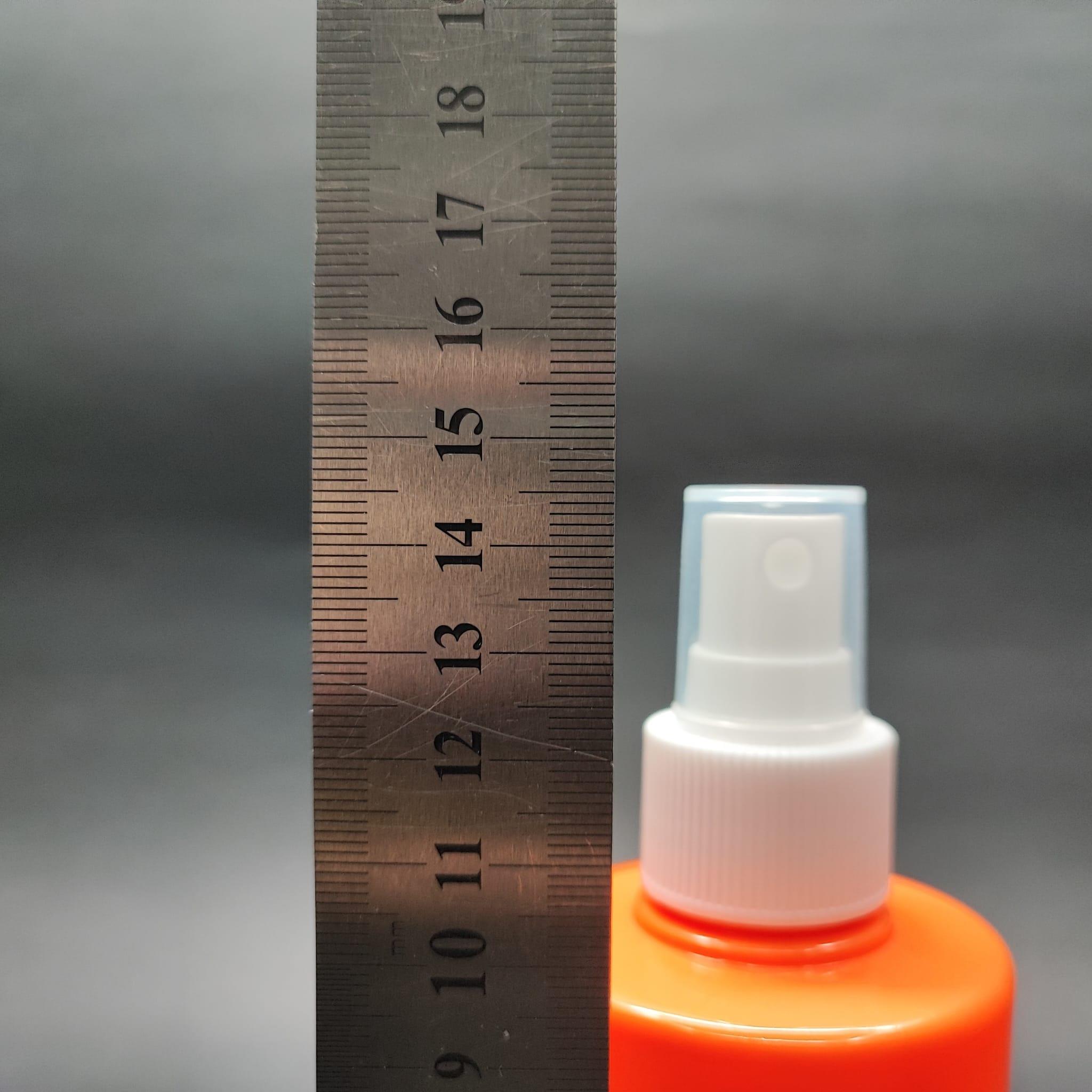 200 CC KÜT BOYUNLU SİLİNDİR PET ŞİŞE (24 GR) - BEYAZ SPREYLİ - 200 ML PLASTİK ŞİŞE - TURUNCU