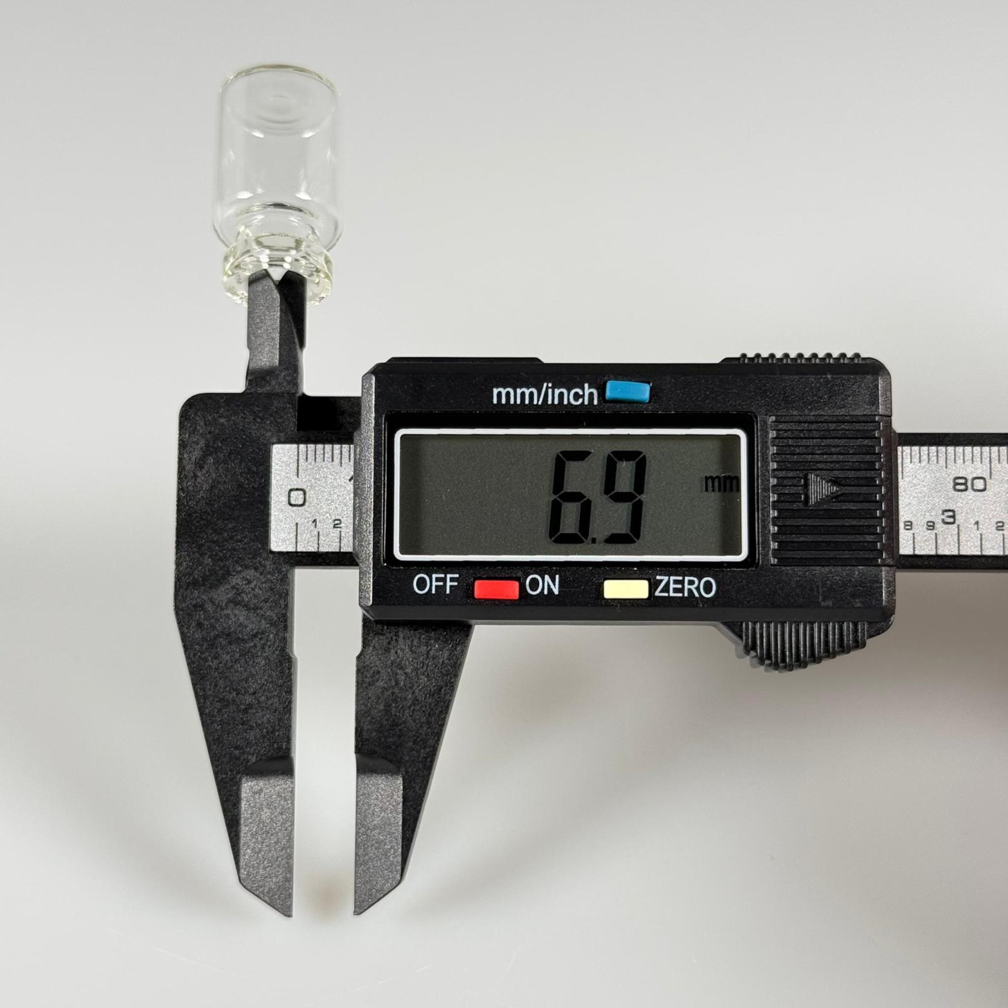 BOROSİLİKAT ŞEFFAF CAM ŞİŞE - 2 CC - 16x27 MM - ÇEKME CAM BORU FLAKON İNCE PENİSİLİN ŞİŞESİ - AĞIZ ÇAPI 13 MM