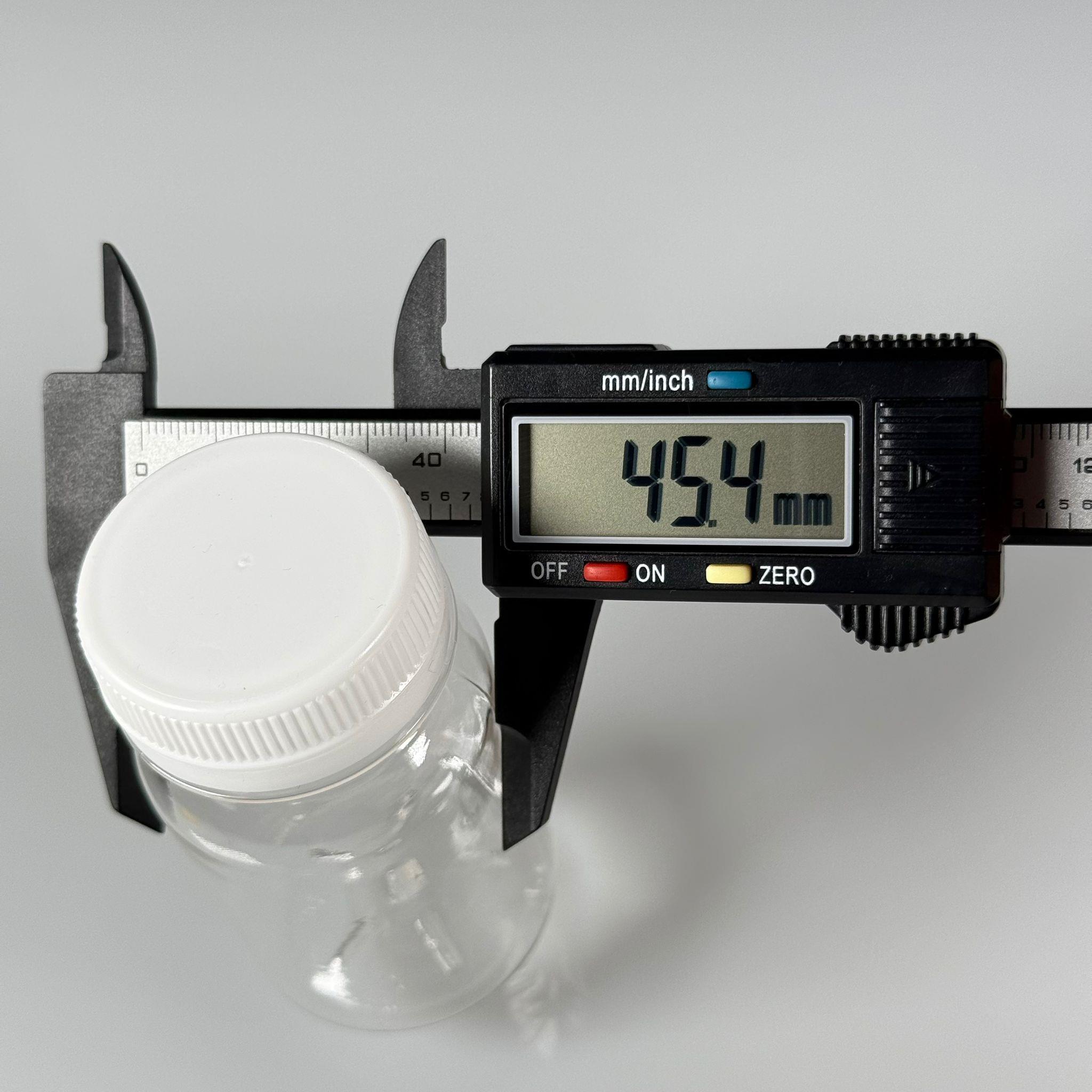 100 CC SİLİNDİR PET ŞİŞE (15,6 GR) - 38 MM GENİŞ AĞIZLI KİLİTLİ BEYAZ KAPAKLI  - 100 ML PLASTİK BOŞ ŞİŞELER