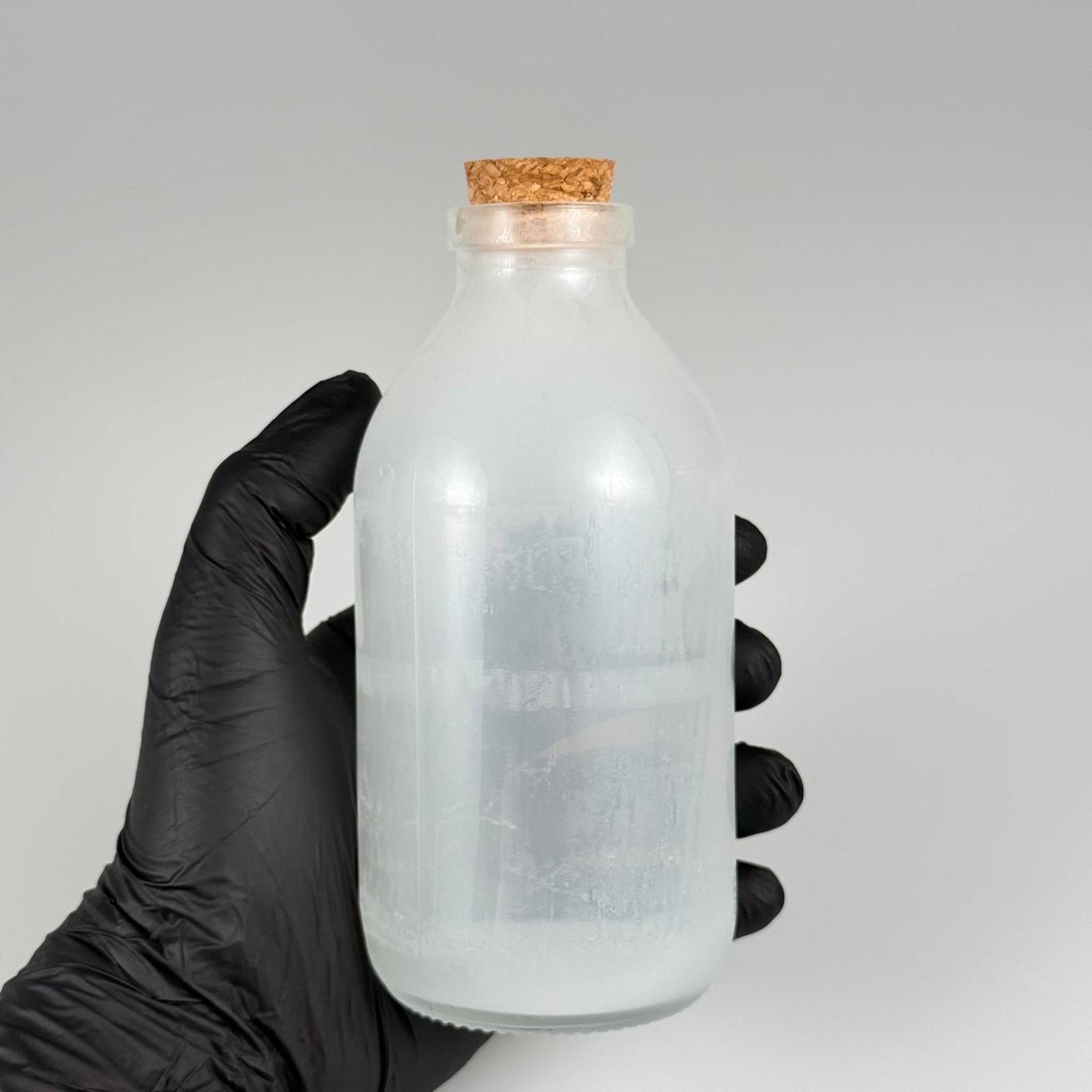 250 CC MANTAR TIPALI CAM ŞİŞE - GENİŞ AĞIZLI MANTAR TIPALI CAM ŞİŞE 250 ML - ŞEFFAF
