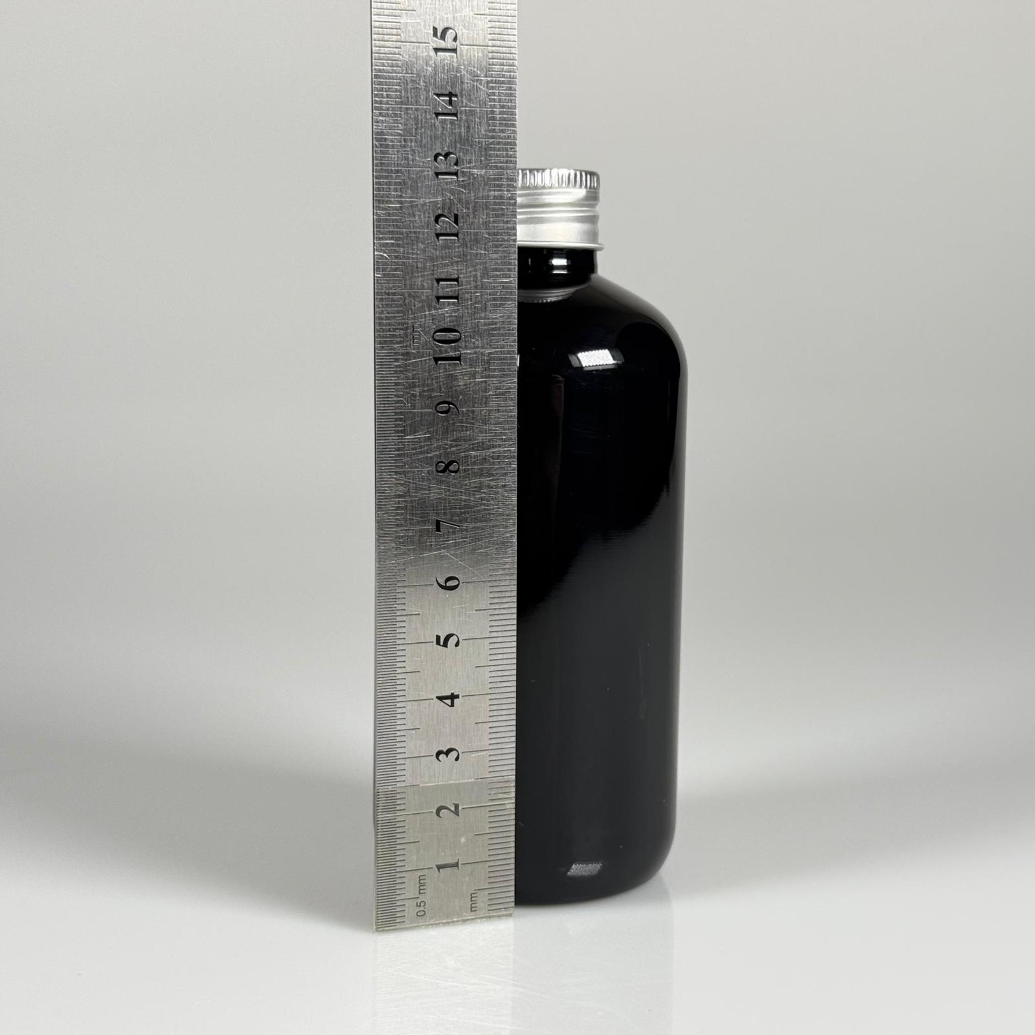 250 CC SİYAH ŞİŞE - GÜMÜŞ METAL KAPAKLI + KOLONYA TIPALI - 250 ML PLASTİK KOLONYA ŞİŞESİ - ZEYNEP MODEL PET ŞİŞE