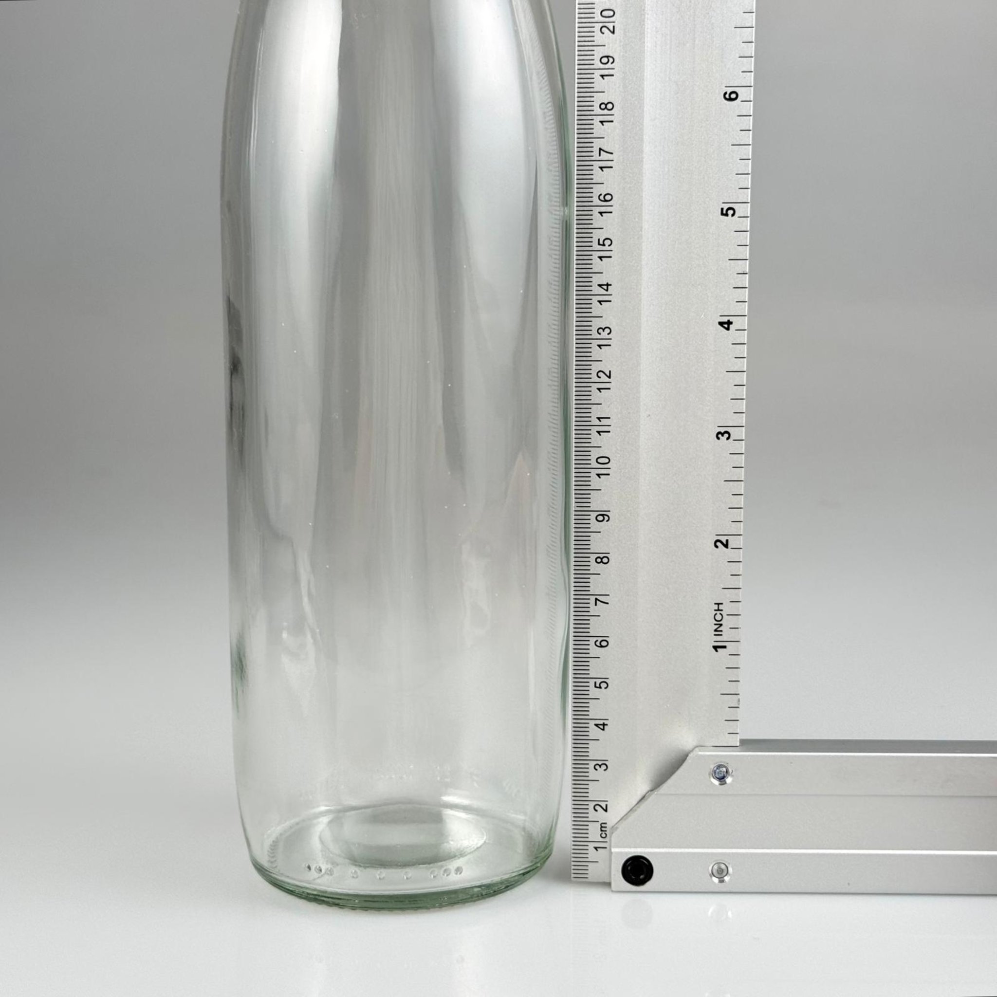 1000 CC ŞEFFAF CAM ŞİŞE KAPAKSIZ (28 AĞIZ) - 1 LİTRE CAM ŞİŞE - 1000 ML CAM ŞİŞE