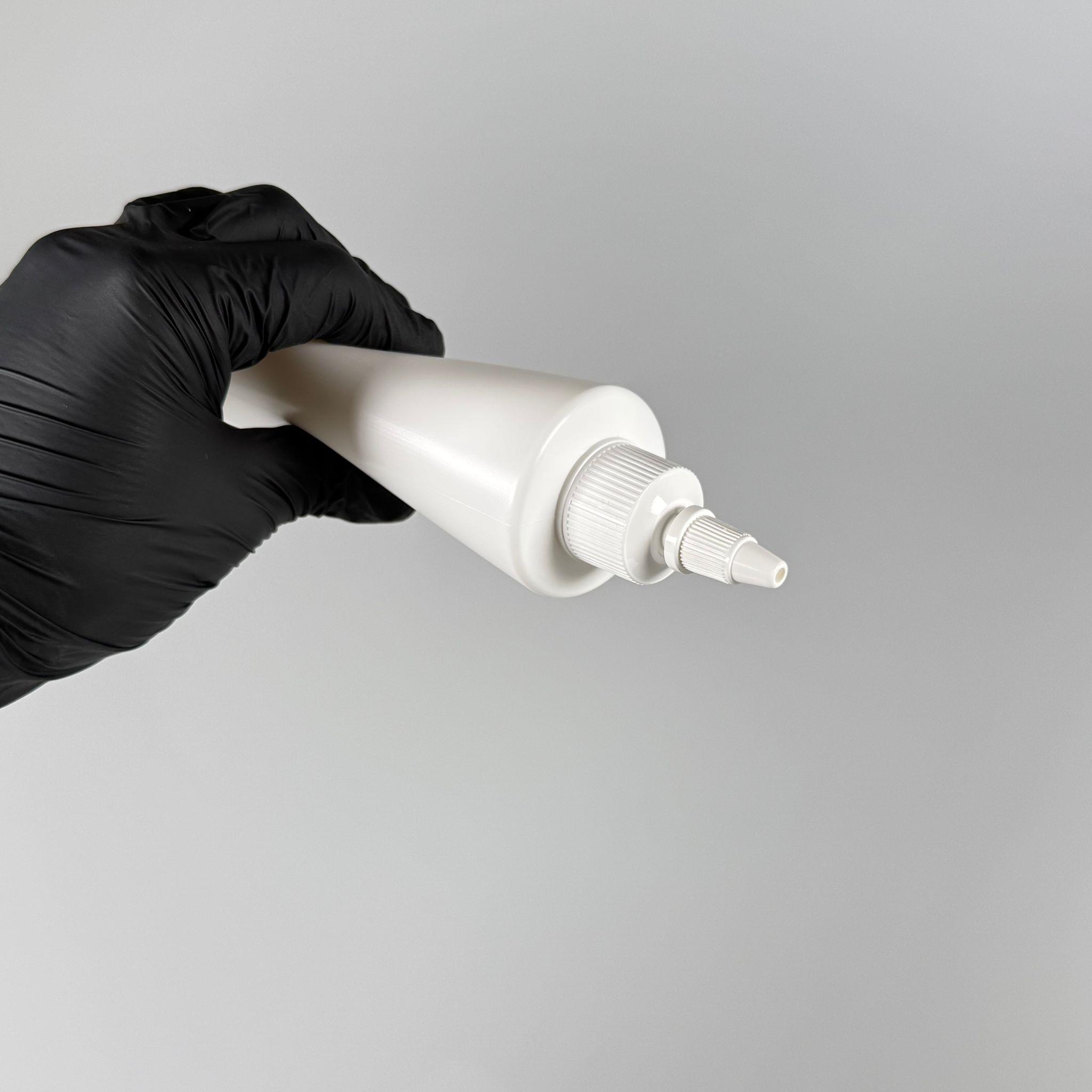 200 CC (SİLME 250 CC) BEYAZ SİLİNDİR MODEL MAT SERT POLİETİLEN ŞİŞE - BEYAZ AKITICI SİVRİ TWİST KAPAKLI - 200 ML BEYAZ PLASTİK ŞİŞE