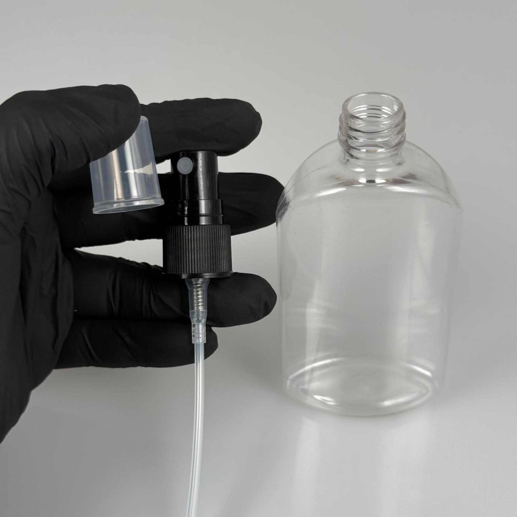 90 CC PET ŞİŞE - SİYAH SPREYLİ - 90 ML PROMOSYON BOŞ KOLONYA ŞİŞESİ - MİNİ KOLONYA FISFIS ŞİŞE