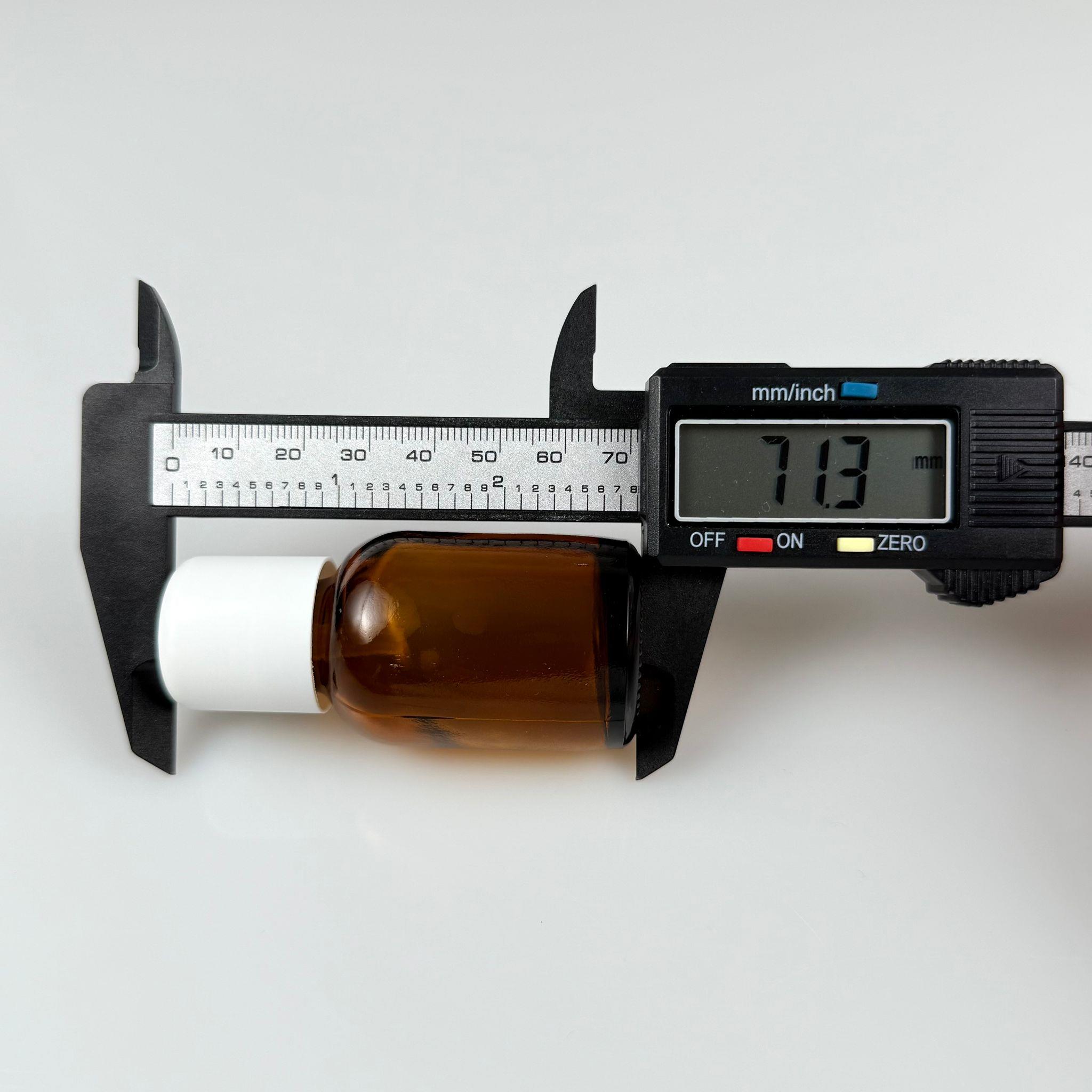 25 CC AMBER CAM ŞİŞE + İÇTEN DAMLALIKLI ÇOCUK KİLİTLİ BEYAZ KAPAK - KAHVERENGİ 25 ML KİLİT KAPAKLI DAMLATMALI ŞİŞE