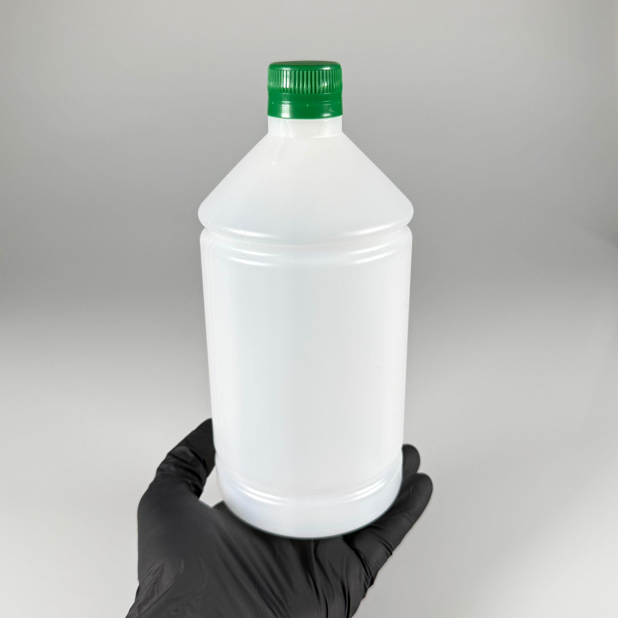 1000 CC TİNER ŞİŞESİ - YEŞİL KİLİTLİ KAPAKLI - 1000 ML KİMYASALA DAYANIKLI PLASTİK ŞİŞE - 1 LT POLİETİLEN ŞİŞE