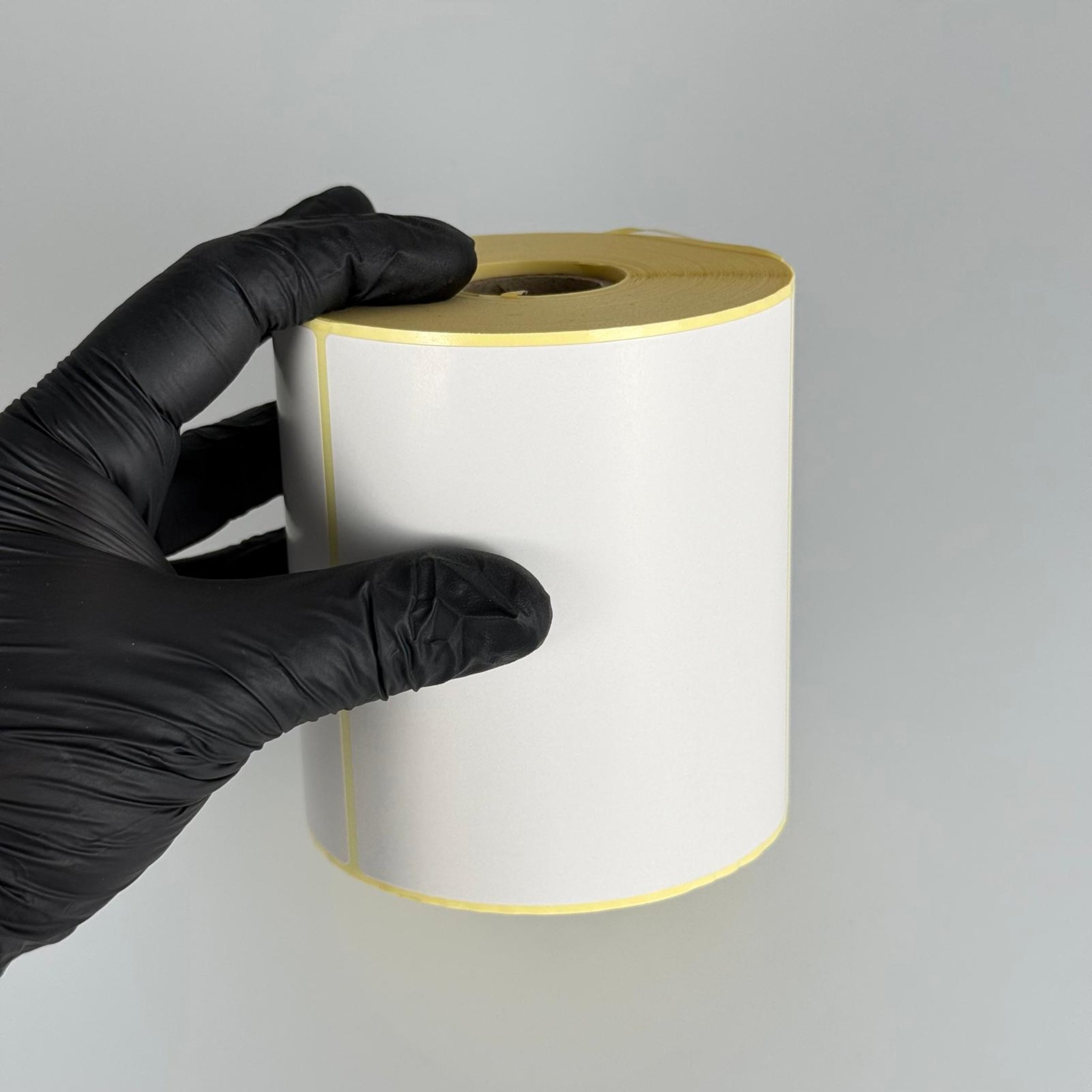 KUŞE ETİKET - YAPIŞKANLI 100 MM X 100 MT 1 TOP (500 ETİKET) - Kargo ve Akustik/Masaüstü Yazıcı Uyumlu Etiket - Argox, Zebra, Xprinter vb. Barkod Yazıcılar İle Uyumlu