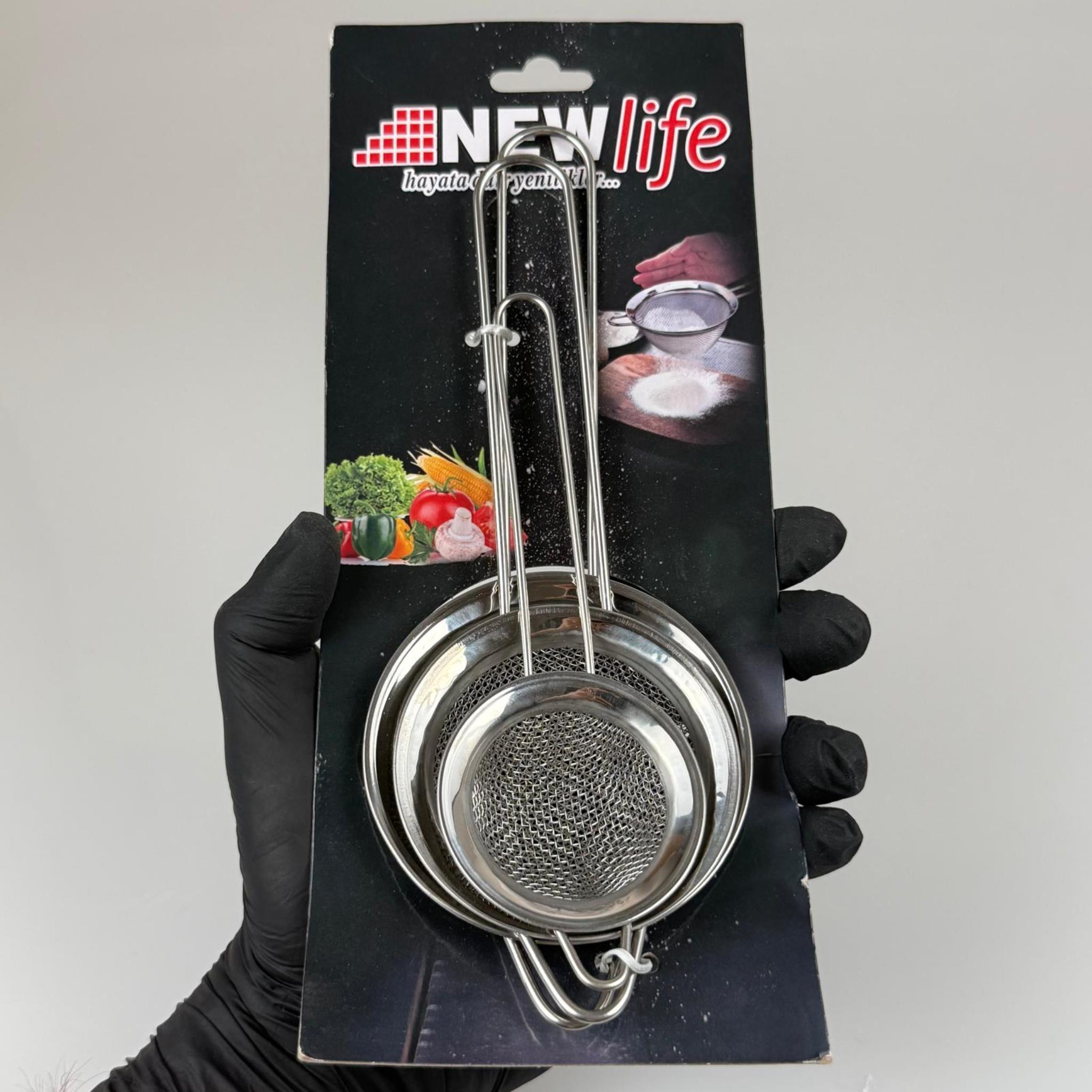 SÜZGEÇ SETİ - 3 LÜ KÜÇÜK METAL