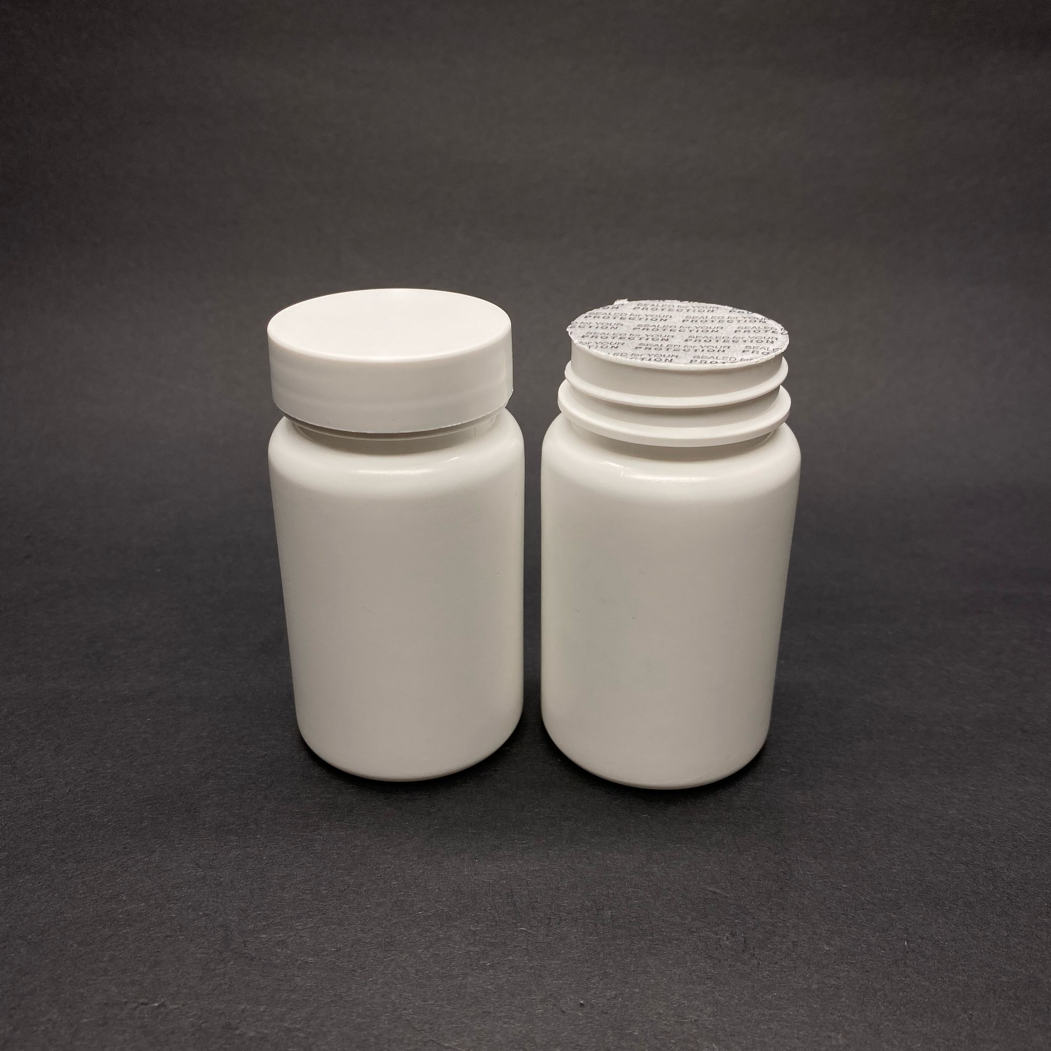 80 CC TABLET ŞİŞESİ - KAPAKLI + KENDİNDEN YAPIŞKANLI KÖPÜK CONTALI - 80 ML KAPSÜL KUTUSU - İLAÇ ŞİŞESİ - MEDİKAL AMBALAJ