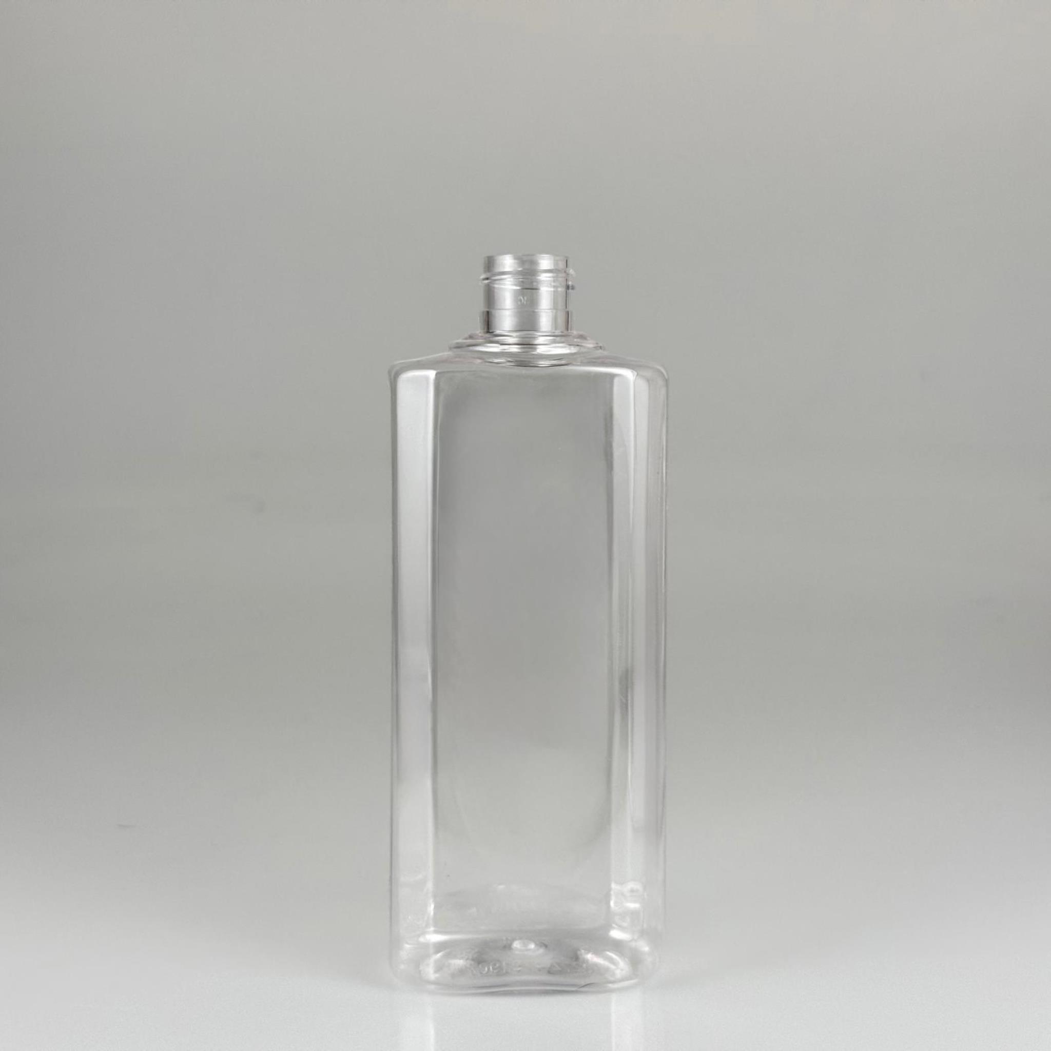 400 CC ŞEFFAF YASSI PET ŞİŞE 24 MM İP