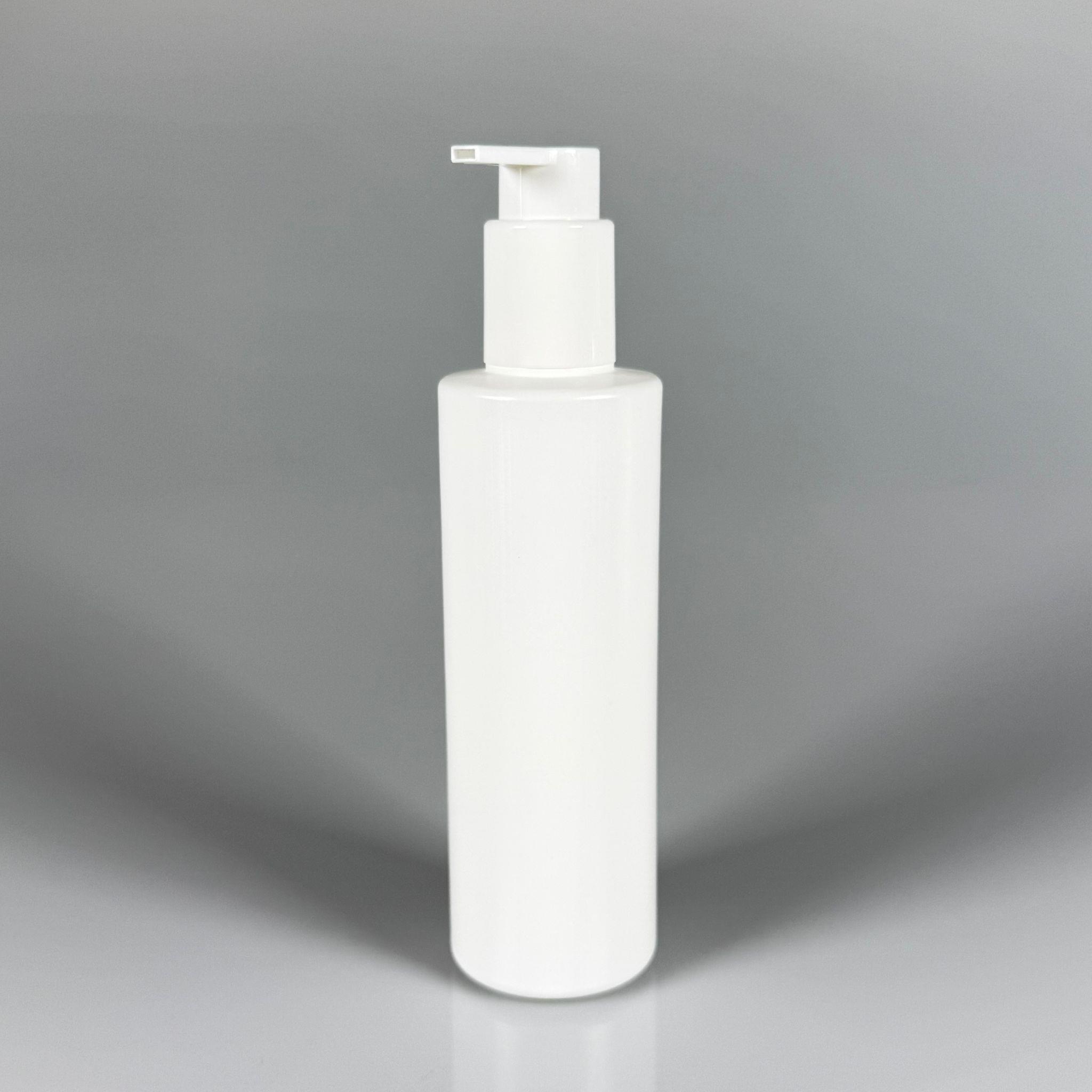 200 CC (SİLME 250 CC) BEYAZ SİLİNDİR MODEL MAT SERT POLİETİLEN ŞİŞE - BEYAZ XAVİER KOZMETİK POMPALI - 200 ML POMPALI BEYAZ PLASTİK ŞİŞE