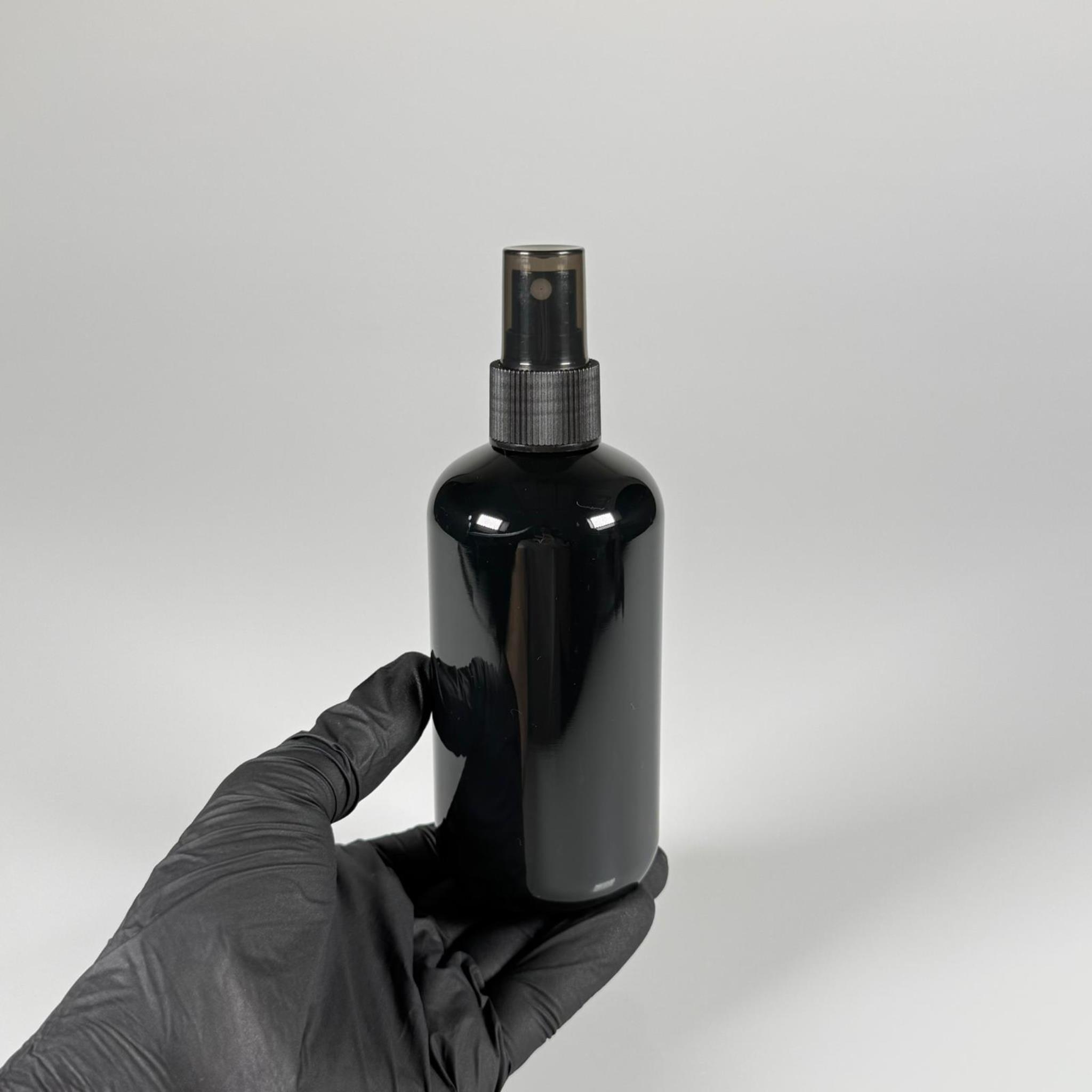 250 CC SİYAH ŞİŞE - SİYAH SPREYLİ - 250 ML SPREYLİ PLASTİK ŞİŞE - ZEYNEP MODEL PET ŞİŞE