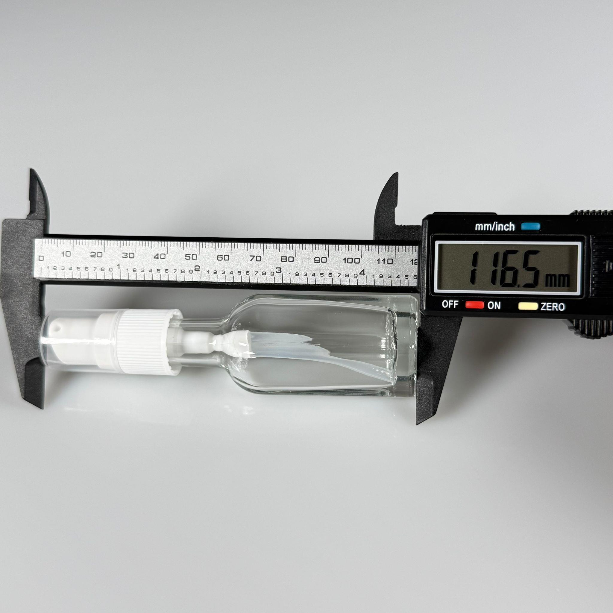 20 CC MARASKA KÖŞELİ YAĞ VE LOSYON POMPALI CAM ŞİŞE  - 20 ml kare cam şişe beyaz pompalı