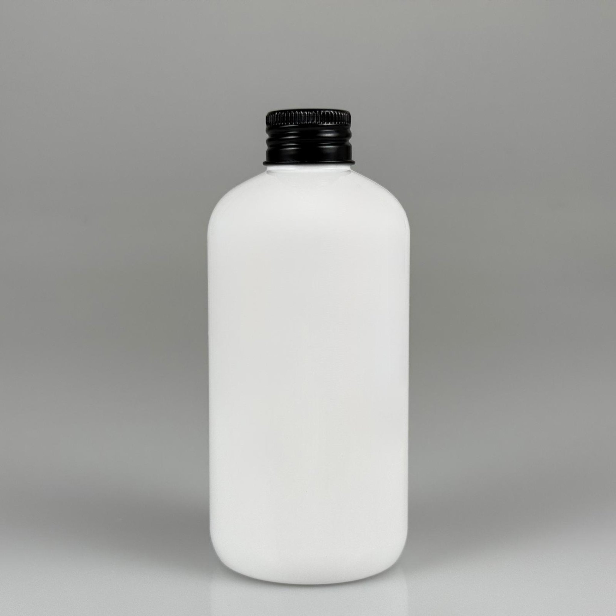 250 CC BEYAZ PLASTİK ŞİŞE ZEYNEP MODEL ( 24 AĞIZ ) + KÖPÜK CONTALI SİYAH METAL ALÜMİNYUM KAPAKLI - 250 ML KAPAKLI BEYAZ TOMBUL PET ŞİŞELER