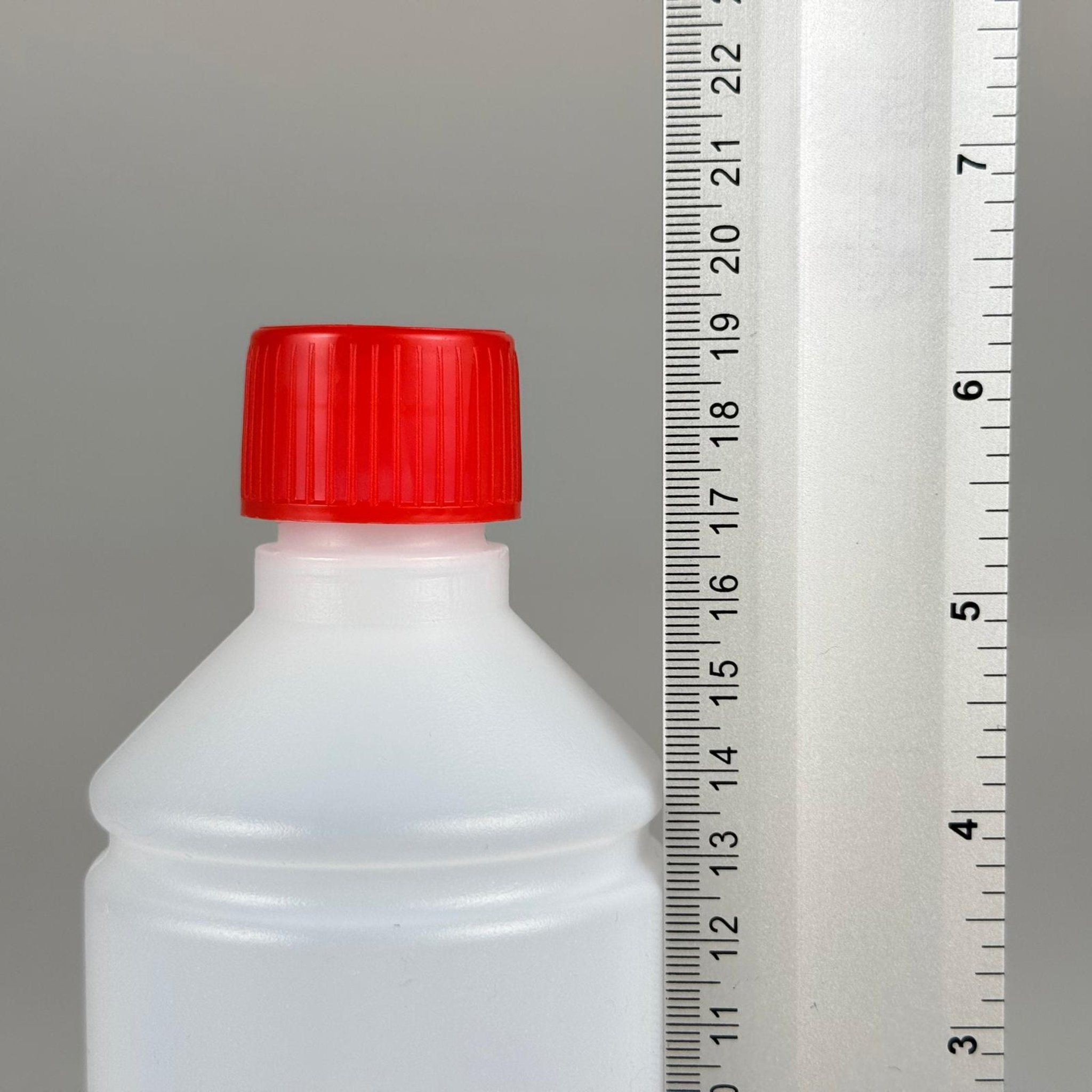 500 CC TİNER ŞİŞESİ - İÇ TIPALI KIRMIZI ÇOCUK EMNİYET KİLİTLİ KAPAKLI - 500 ML KİMYASALA DAYANIKLI PLASTİK ŞİŞE - 0,5 LT POLİETİLEN ŞİŞE