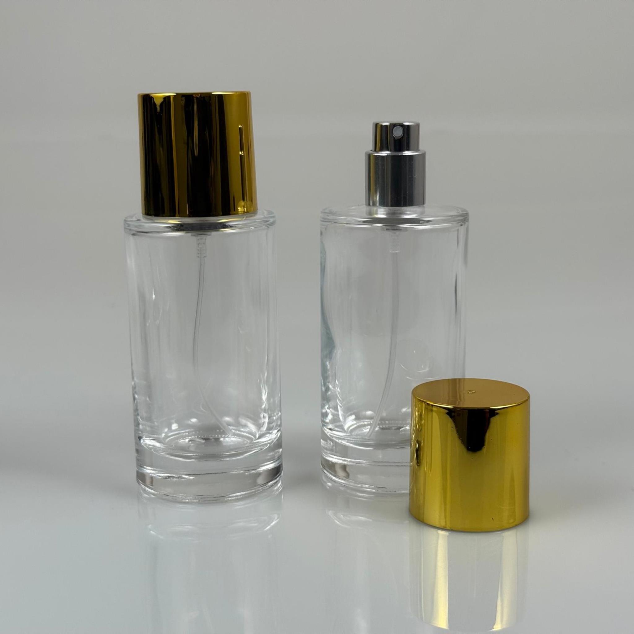 50 ML SİLİNDİR MODEL MARS PARFÜM ŞİŞESİ - GÜMÜŞ METAL SPREYLİ + GOLD GENİŞ KAPAKLI (AĞIZ 15 MM GEÇME KOLAY KAPAMA)