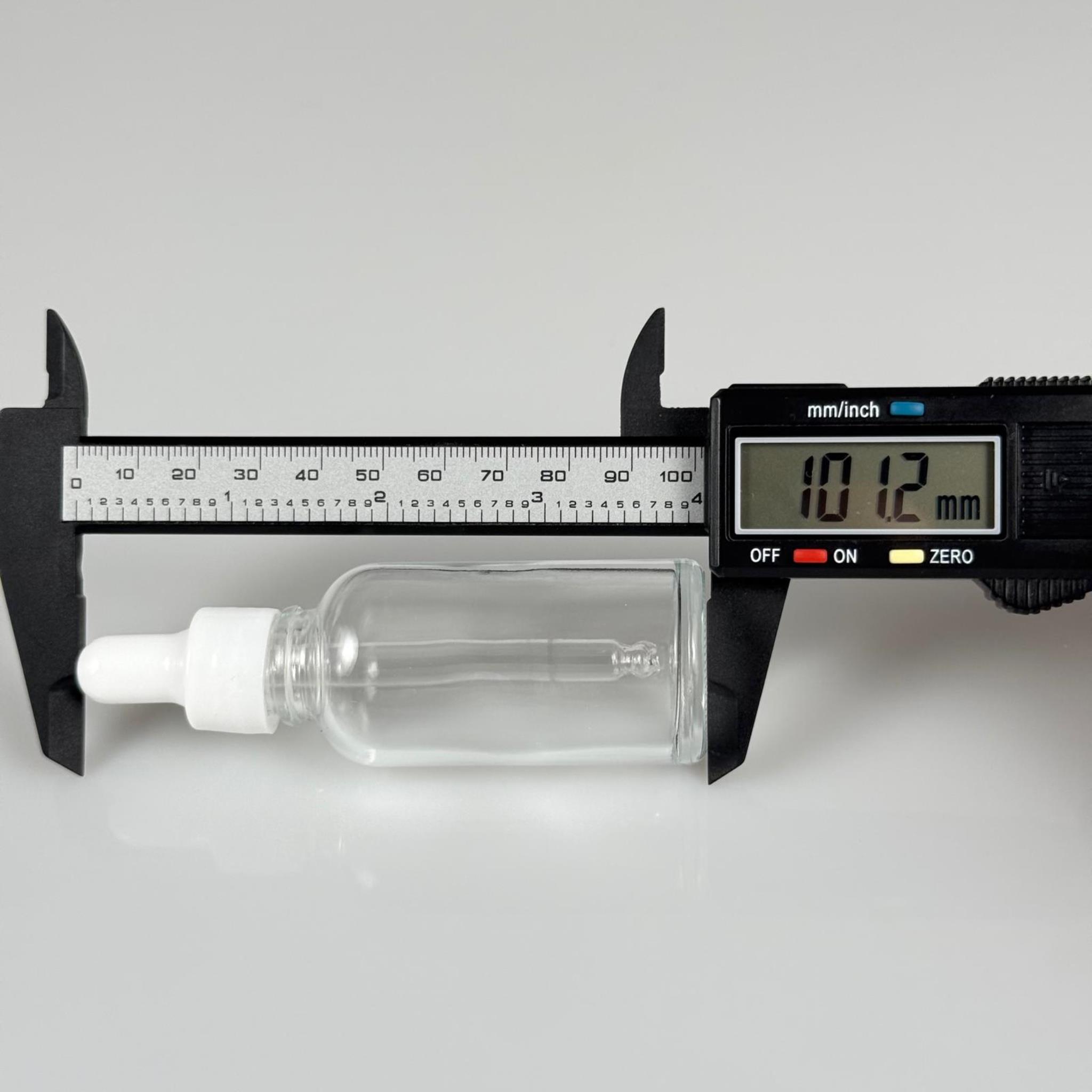 30 CC ŞEFFAF CAM DAMLALIKLI ŞİŞE - BEYAZ EMZİK + BEYAZ DÜZ KAPAK + CAM PİPET TAKIM - 30 ML DAMLALIKLI ŞİŞE SETİ