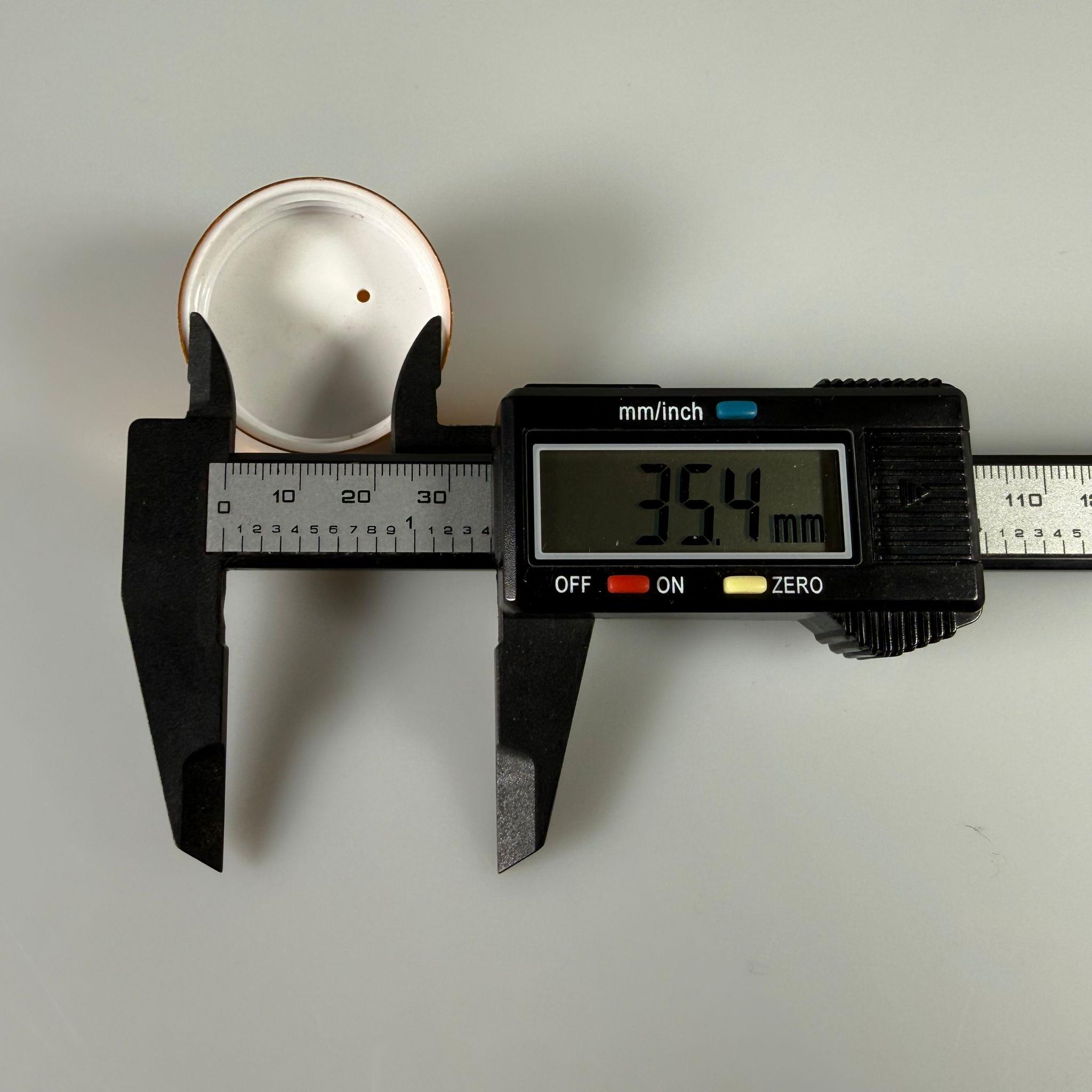35 MM VİDALI GOLD METAL KAPAK - ÇİFT YALDIZLI