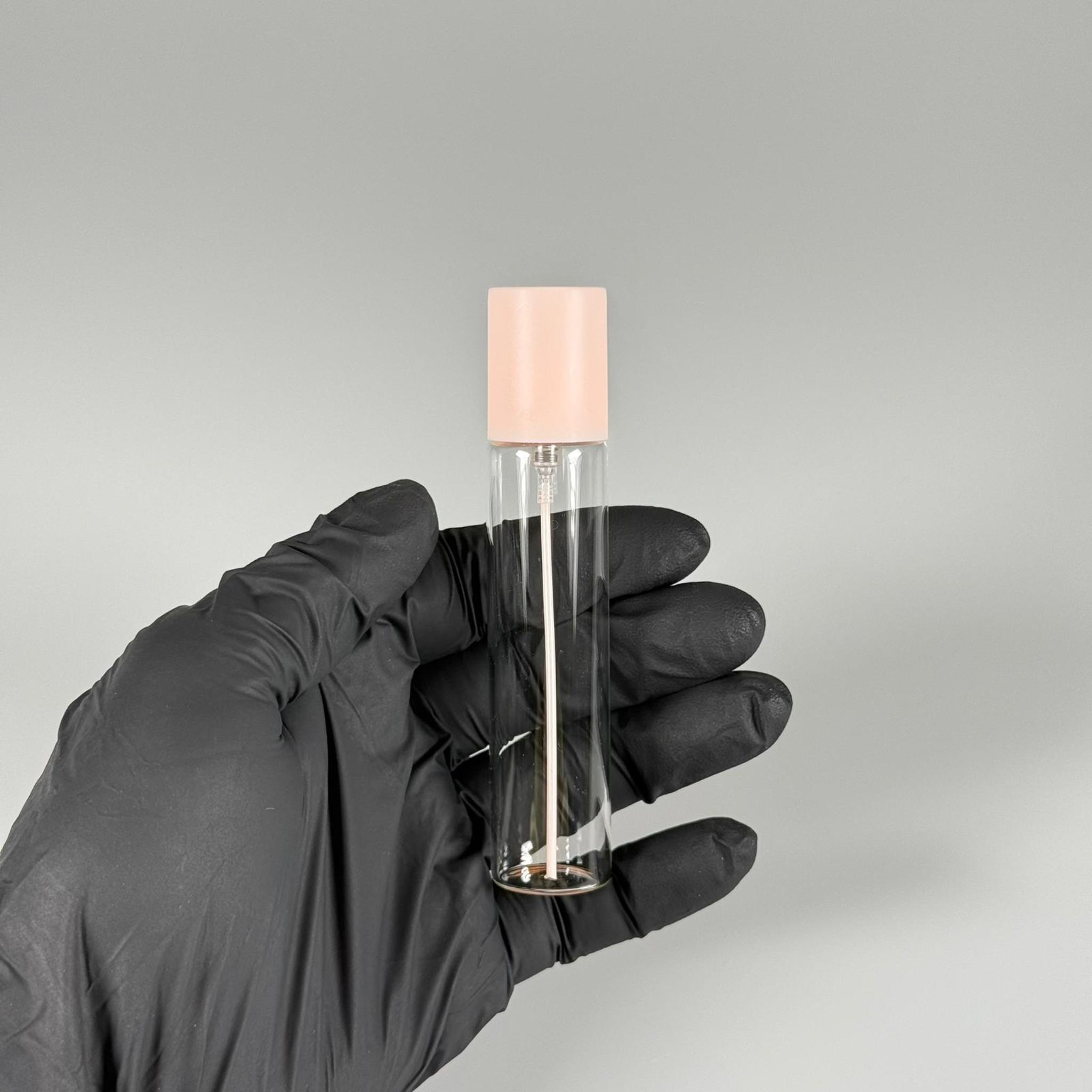 PARFÜM ŞİŞESİ 25 ML - 25 CC PARFÜM AMBALAJI VALFLİ (GEÇME AĞIZ) CAM KALEM PARFÜM İÇİN ŞİŞELERİ - PUDRA SPREY + KAPAKLI SET TAKIM