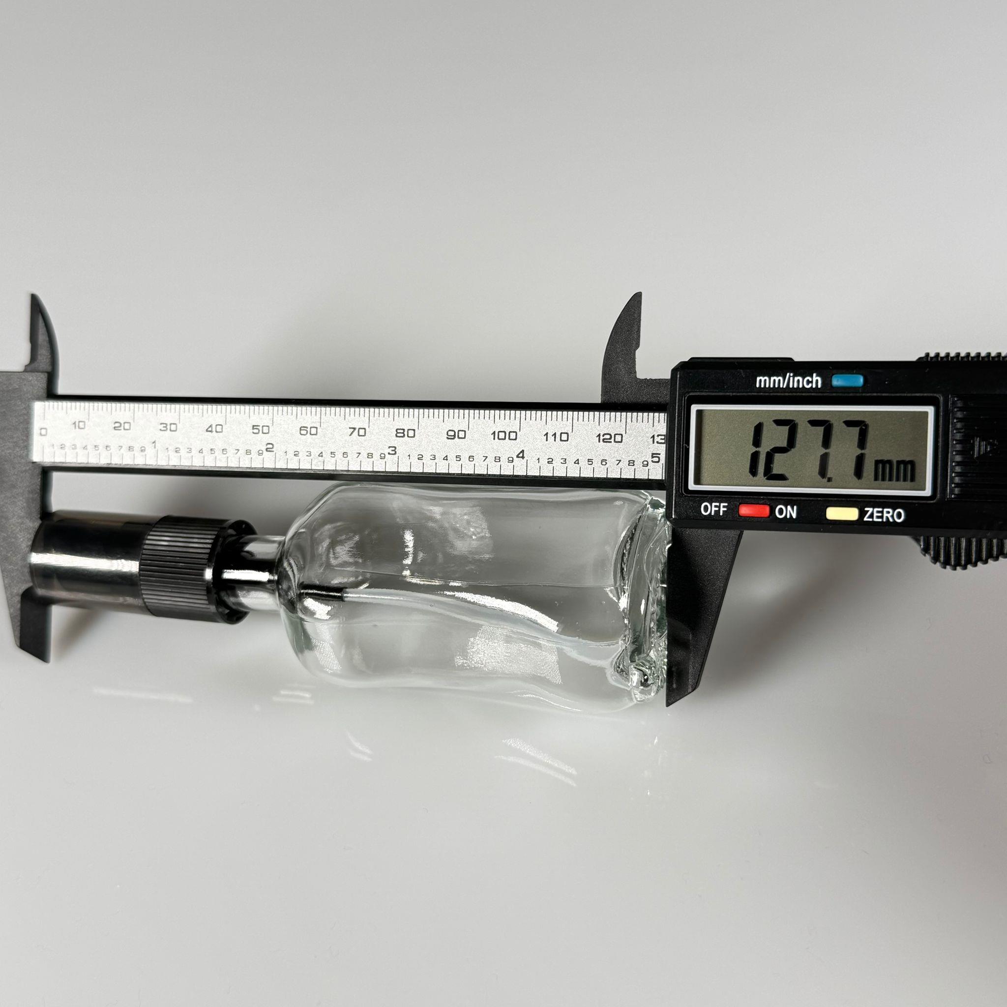 50 CC BOĞAZLI İNCE BELLİ CAM ŞİŞE - SİYAH LOSYON POMPALI - 50 ML PRESTİJLİ ŞİŞE