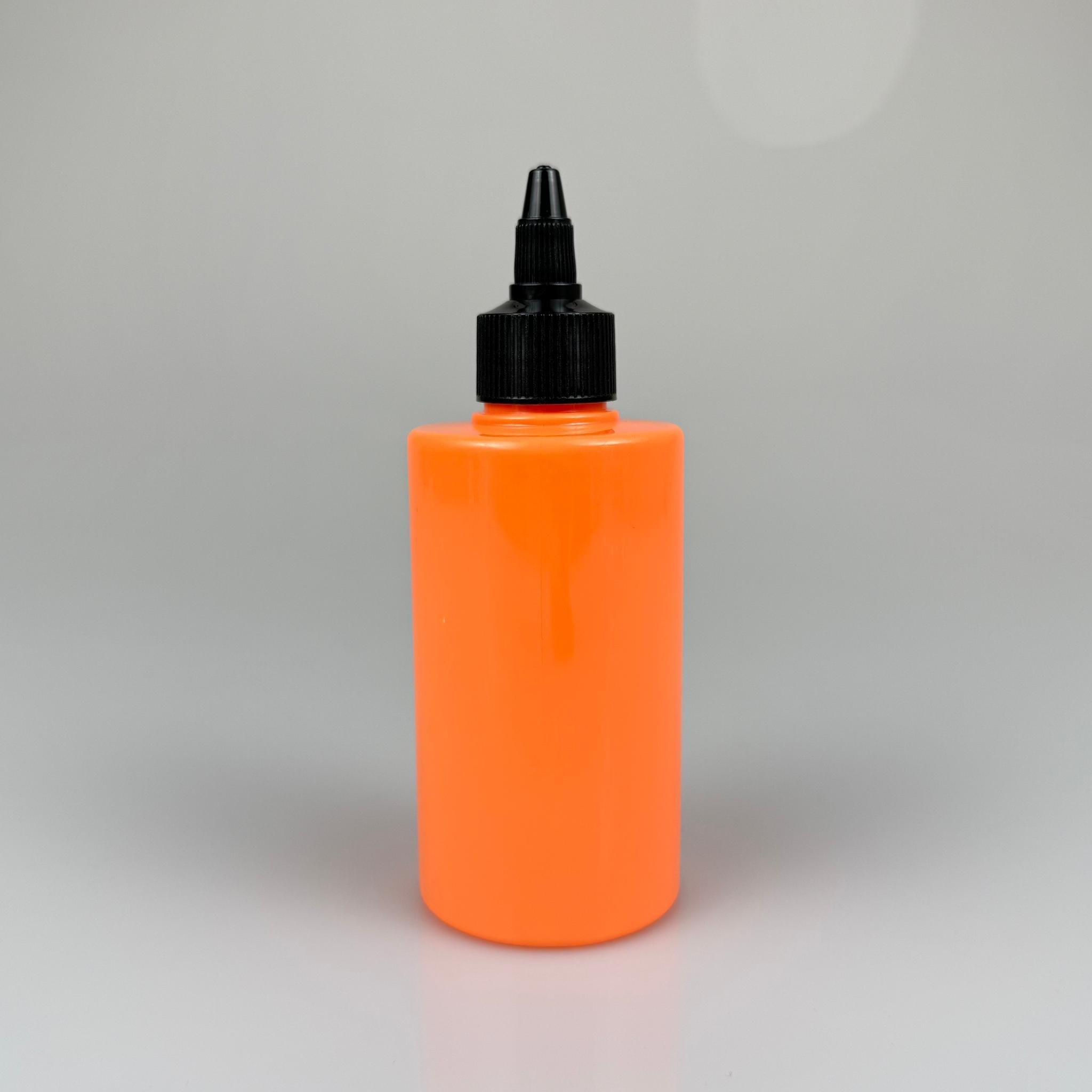 YAĞ, SOS, ACI SOS, SİRKE, SRIRACHA, MÜREKKEP, TUTKAL AKITICI VB BOŞ ŞİŞELERİ - SİYAH SİVRİ TWİST AKITICI KAPAK + 200 ML KÜT TURUNCU SERT PET PLASTİK ŞİŞE TAKIM