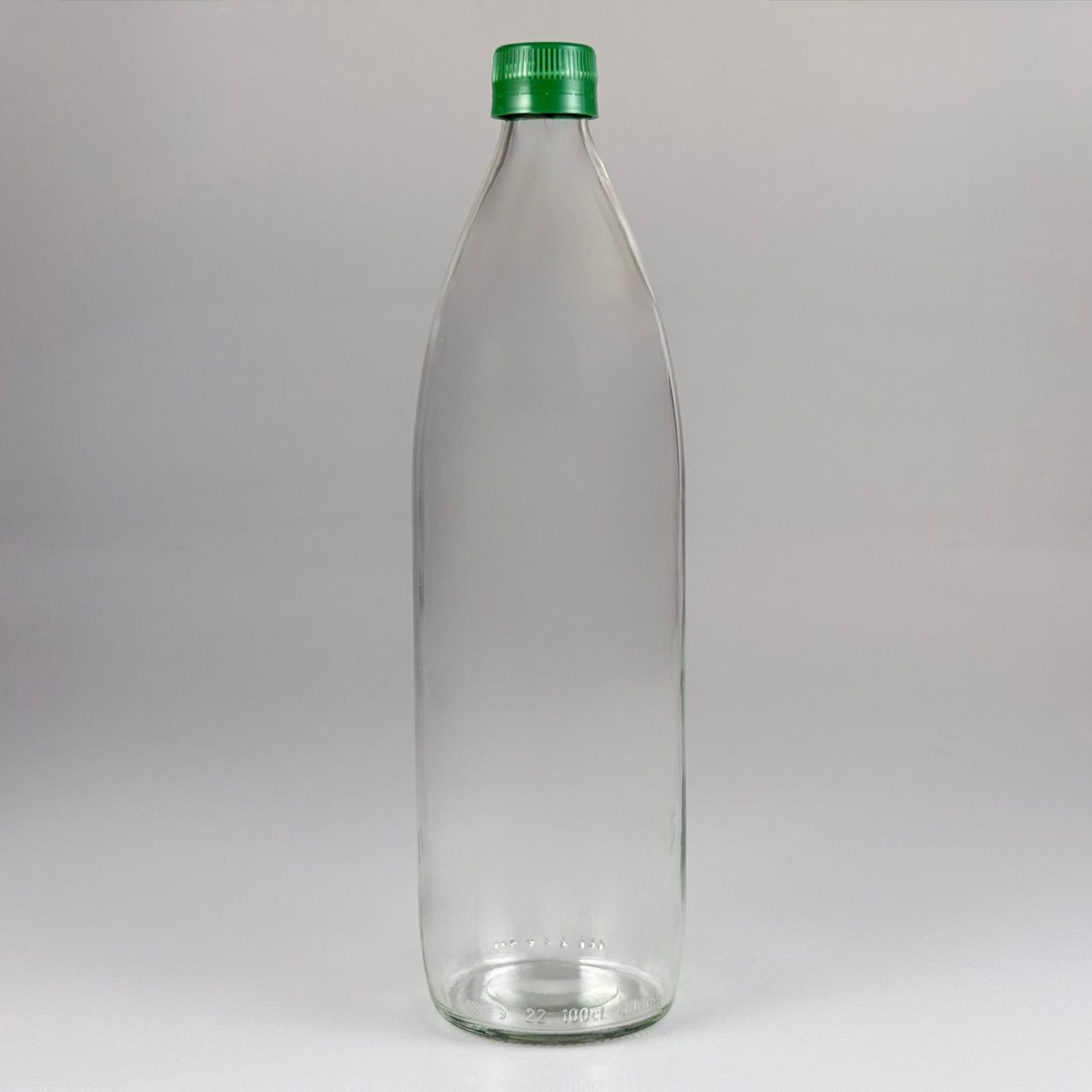 1000 CC CAM ŞİŞE - YEŞİL KİLİTLİ KAPAKLI - 1 LİTRE CAM ŞİŞE - 1000 ML KAPAKLI CAM ŞİŞE