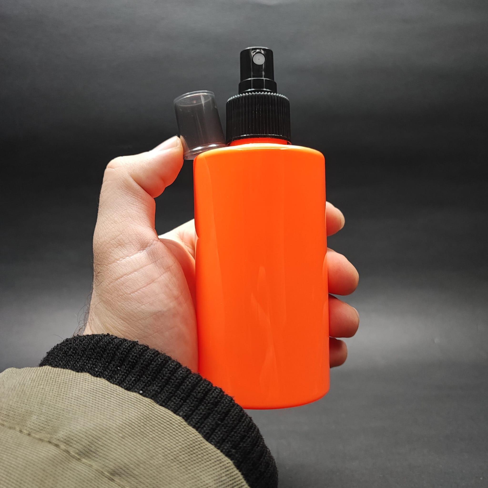 200 CC KÜT BOYUNLU SİLİNDİR PET ŞİŞE (24 GR) - SİYAH SPREYLİ - 200 ML PLASTİK ŞİŞE - TURUNCU