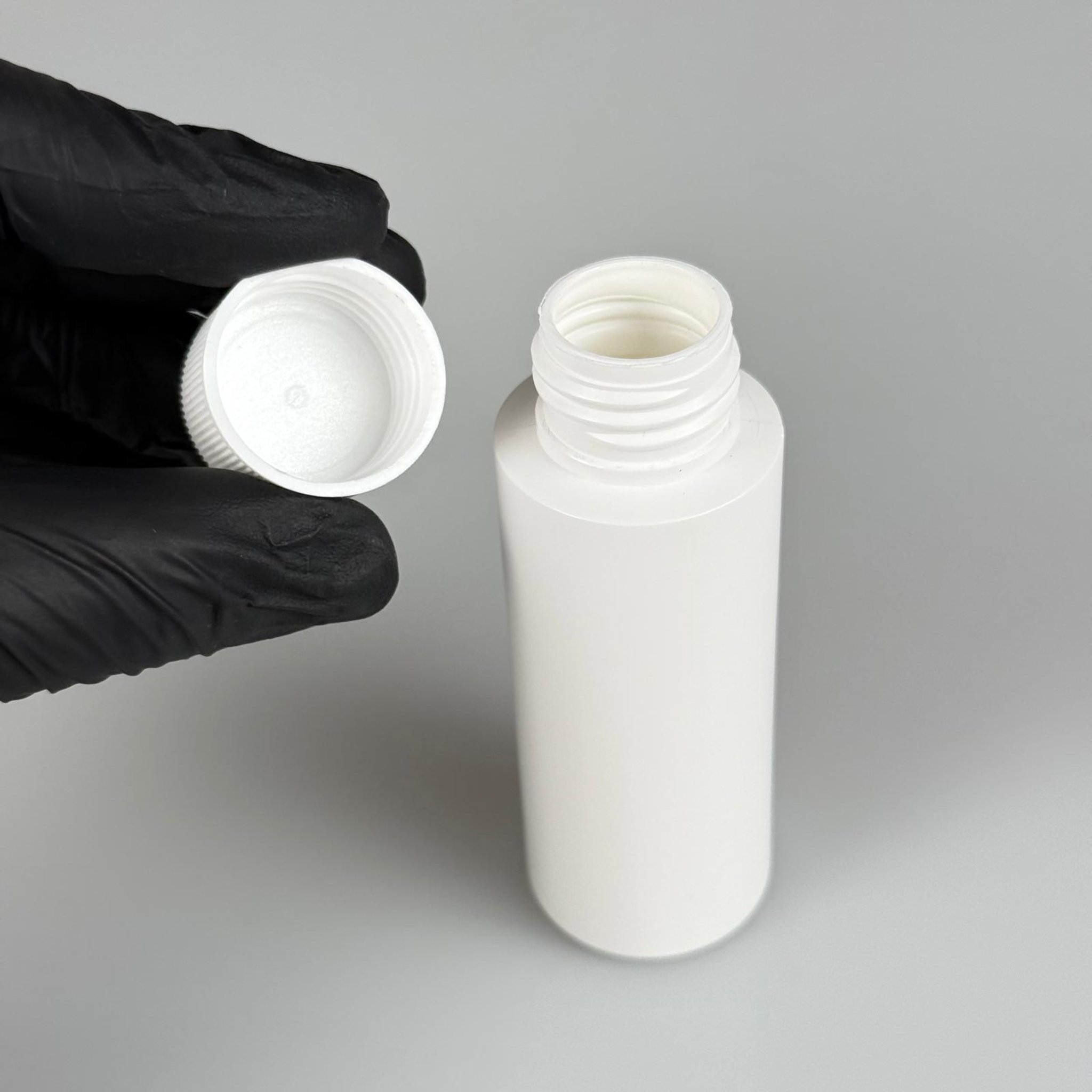 50 CC BEYAZ POLİETİLEN PLASTİK ŞİŞE - BEYAZ KAPAKLI  - 50 ML KAPAKLI PLASTİK ŞİŞE