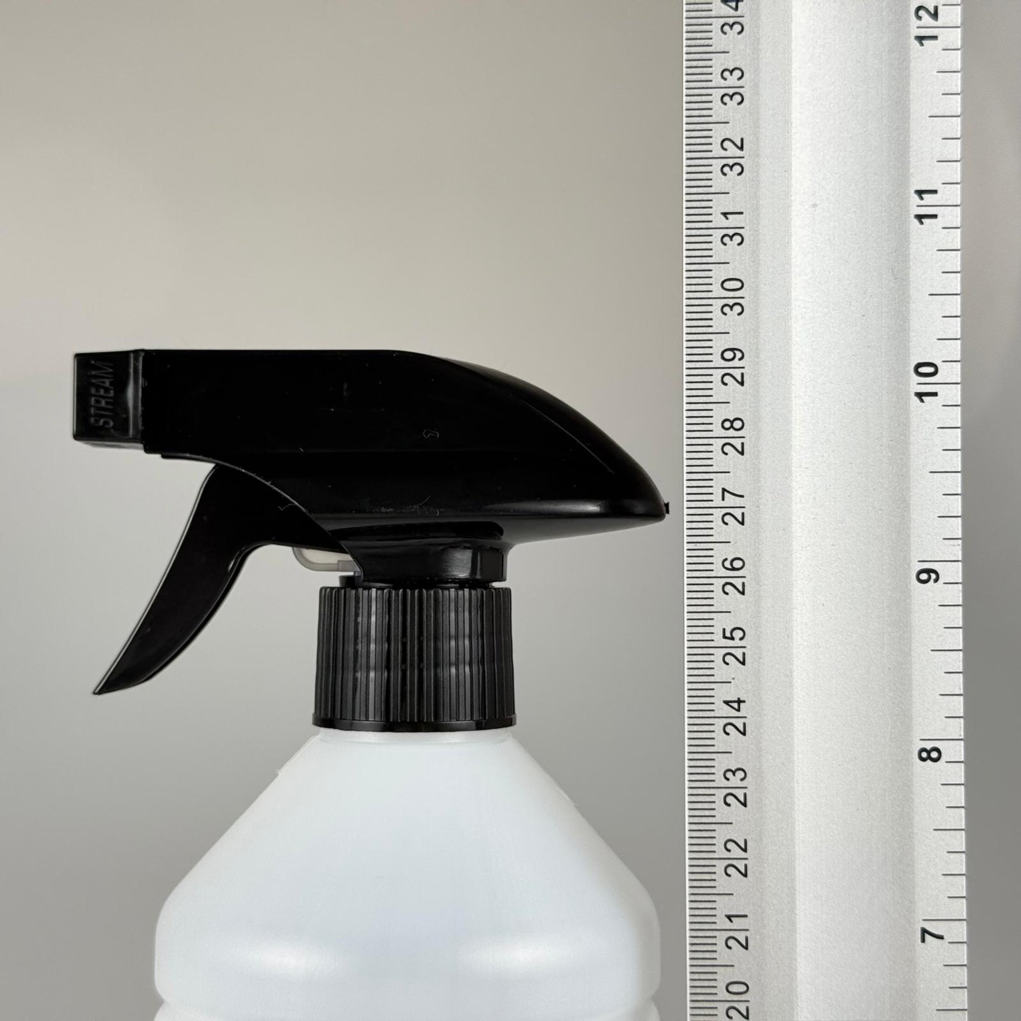 1000 CC TİNER ŞİŞESİ - SİYAH TRİGER TETİK SPREYLİ - 1000 ML KİMYASALA DAYANIKLI PLASTİK ŞİŞE - 1 LT POLİETİLEN ŞİŞE - UZUN