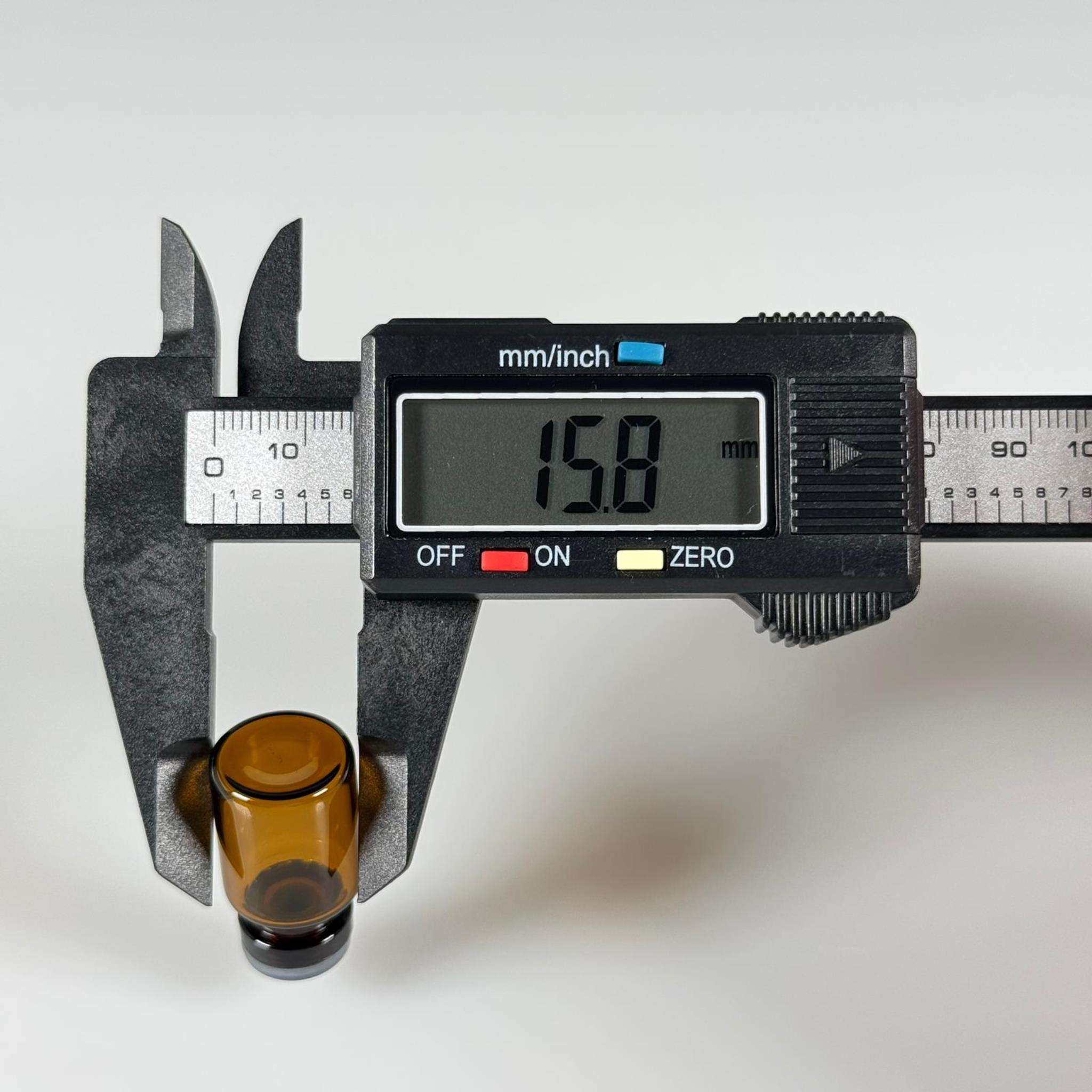 2 ML vial flakon şişe - 13 ağız 2 cc amber cam ilaç şişesi + kauçuk butil enjektör tıpası