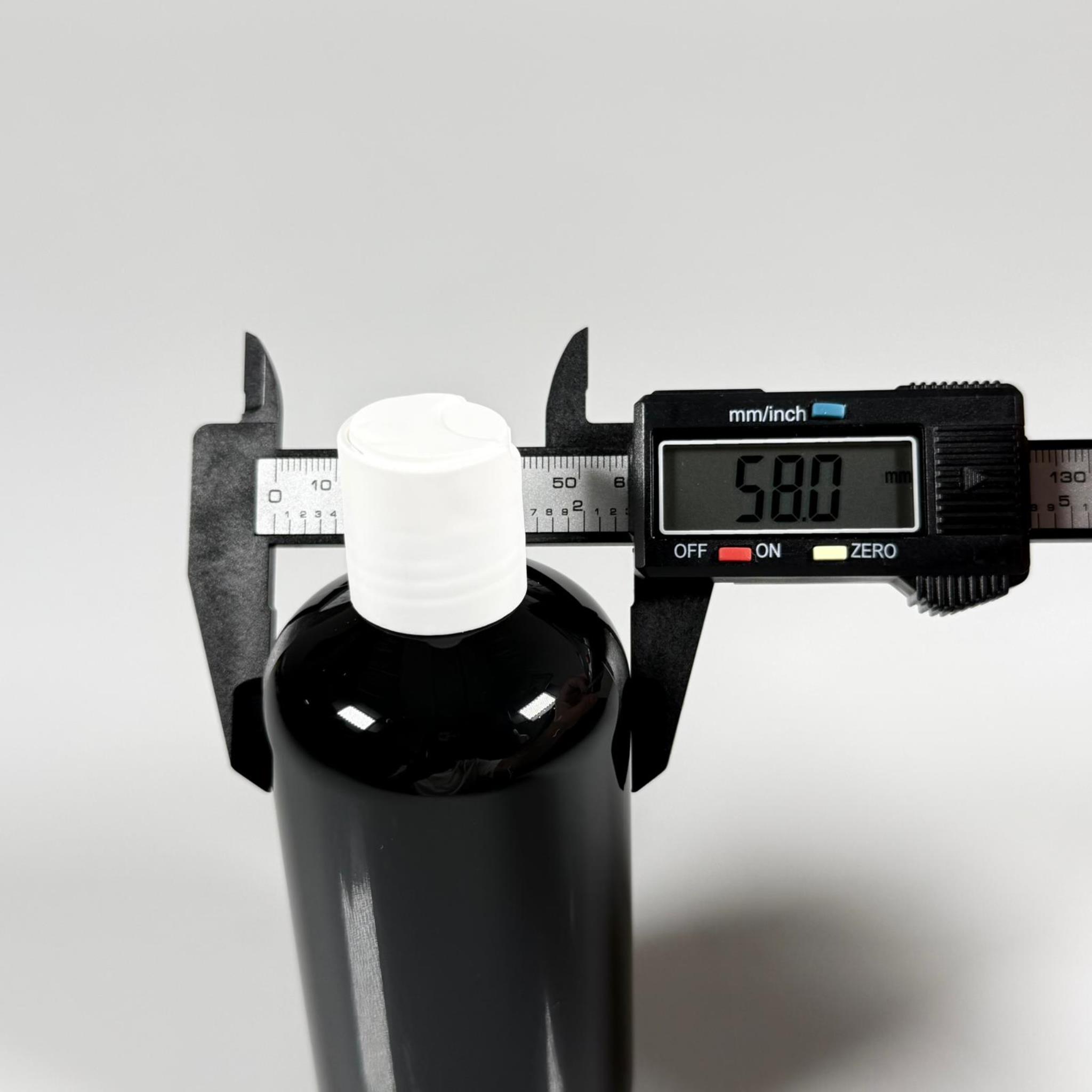 250 CC SİYAH PLASTİK ŞİŞE ZEYNEP MODEL - BEYAZ DİSKTOP AKITICILI KAPAKLI - 250 ML TOMBUL ŞAMPUAN PET ŞİŞE