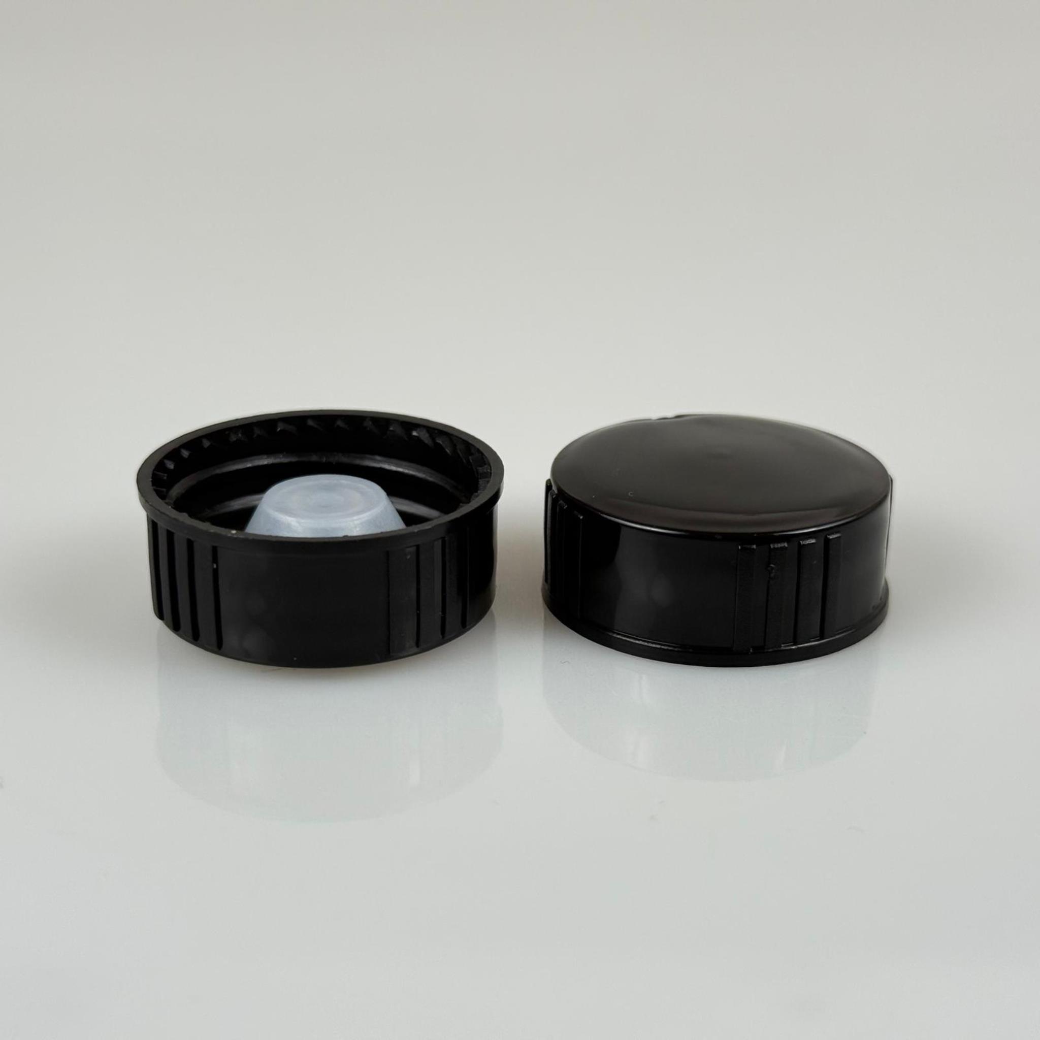 28 MM SİYAH BOSTON KAPAK - KISA SIĞ 28 PP KAPAK