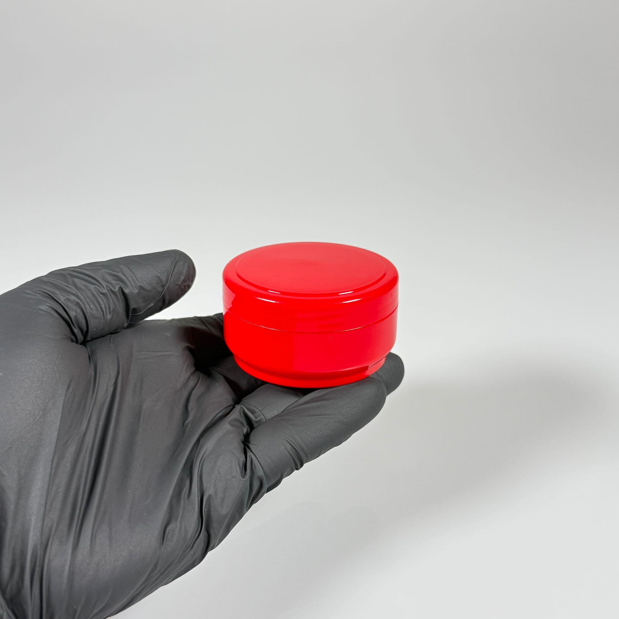 50 CC PİTY KREM KAVANOZU - KAPAKLI - KIRMIZI - SADE KREM KUTUSU - UYGUN FİYATLI POMAT KUTUSU - PLASTİK KUTU - KOZMETİK AMBALAJ - BOŞ KREM KUTUSU - KREM KUTUSU PLASTİK