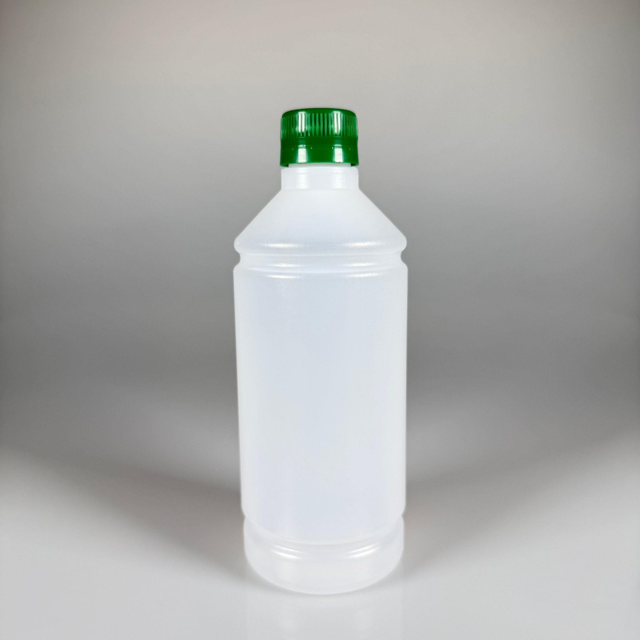 500 CC TİNER ŞİŞESİ - YEŞİL KİLİTLİ KAPAKLI - 500 ML KİMYASALA DAYANIKLI PLASTİK ŞİŞE - 0,5 LT POLİETİLEN ŞİŞE