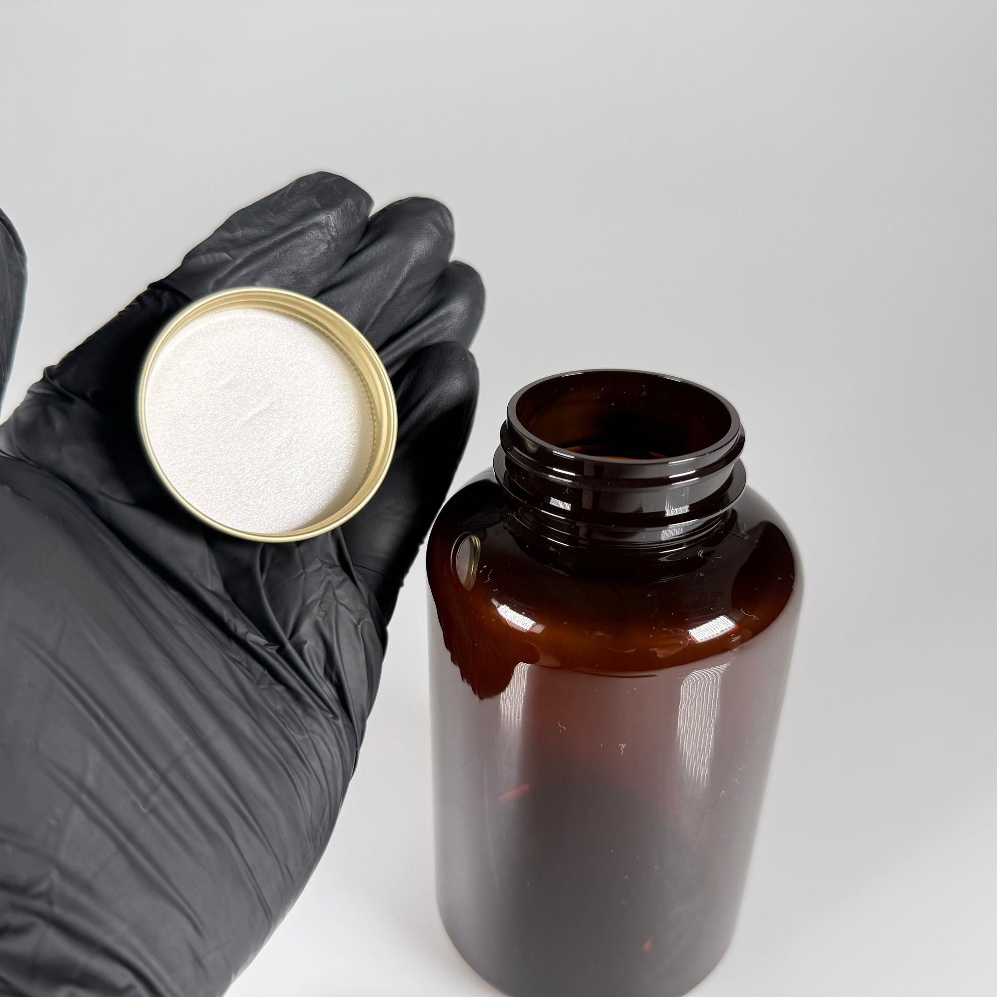 BAHARAT, TOZ, KAHVE, SAHLEP VB MUTFAK DÜZENLEME İÇİN KARE PLASTİK KAVANOZLAR - 400 ML -  RAF DÜZENLEYİCİ GIDAYA UYGUN KÖŞELİ GOLD METAL KAPAKLI AMBER PET KAVANOZLARI