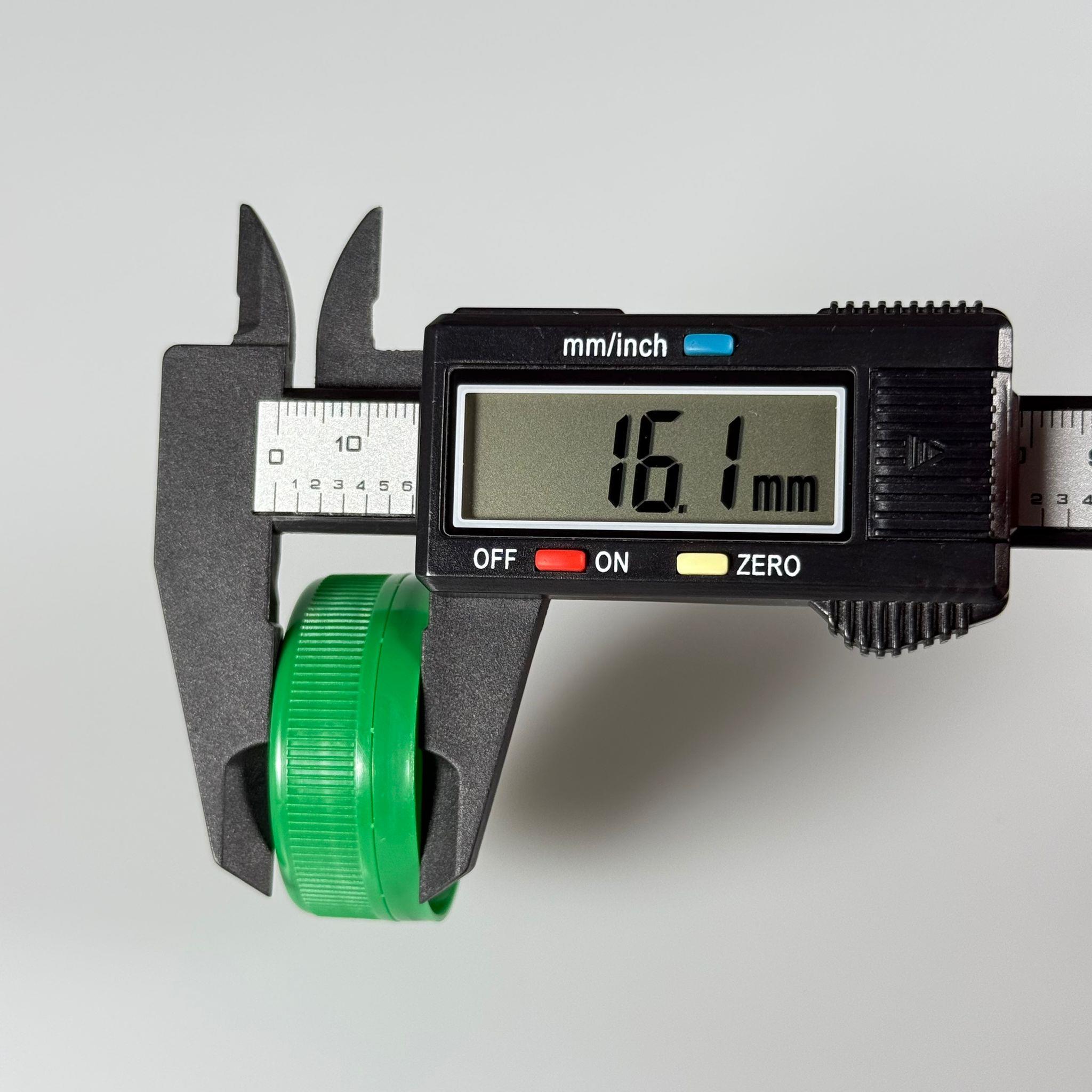 BERİCAP PLASTİK KAPAK SK 38 16-2 S2 MK  YEŞİL 0812 (PLV) - 38 MM