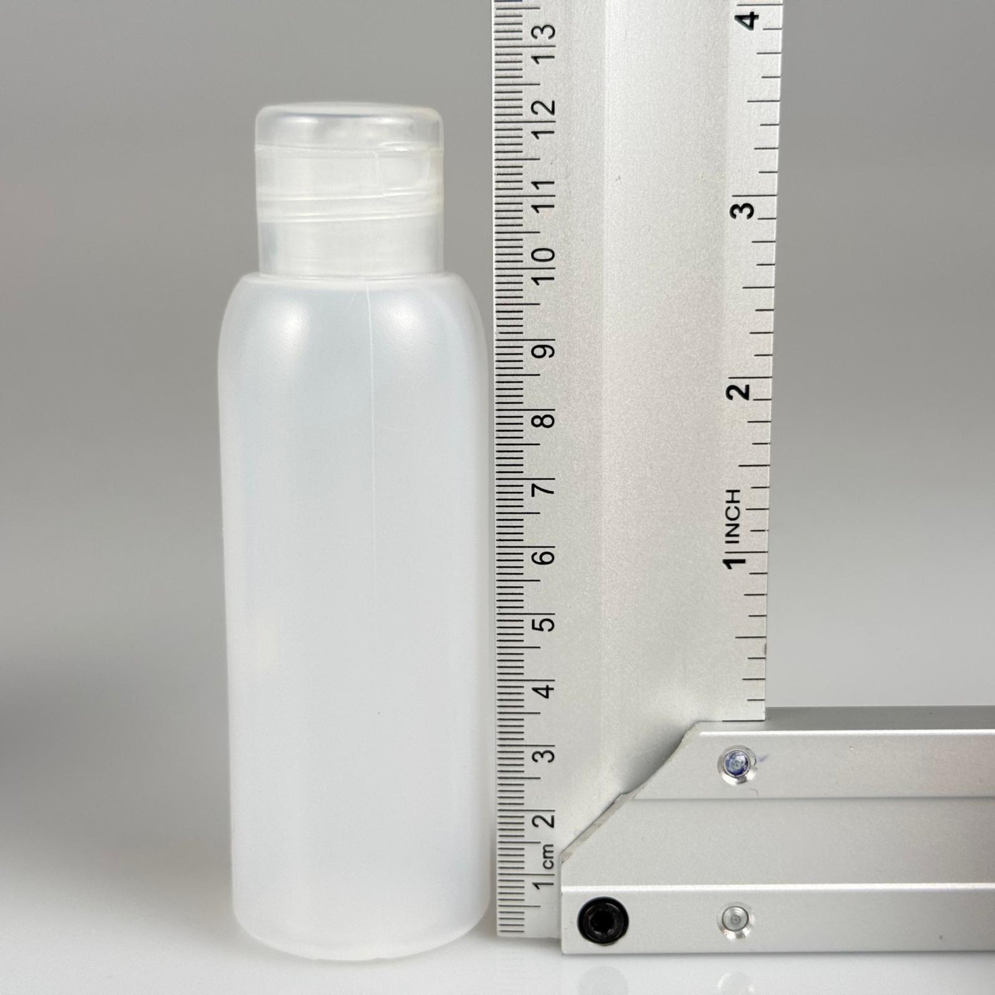 100 ML SIKILABİLİR YUMUŞAK PE POLİETİLEN PLASTİK ŞİŞE - ŞEFFAF FLİPTOP ŞAMPUAN KAPAKLI - 100 cc sos, yağ, kartuş, mürekkep vb için boş şişeler