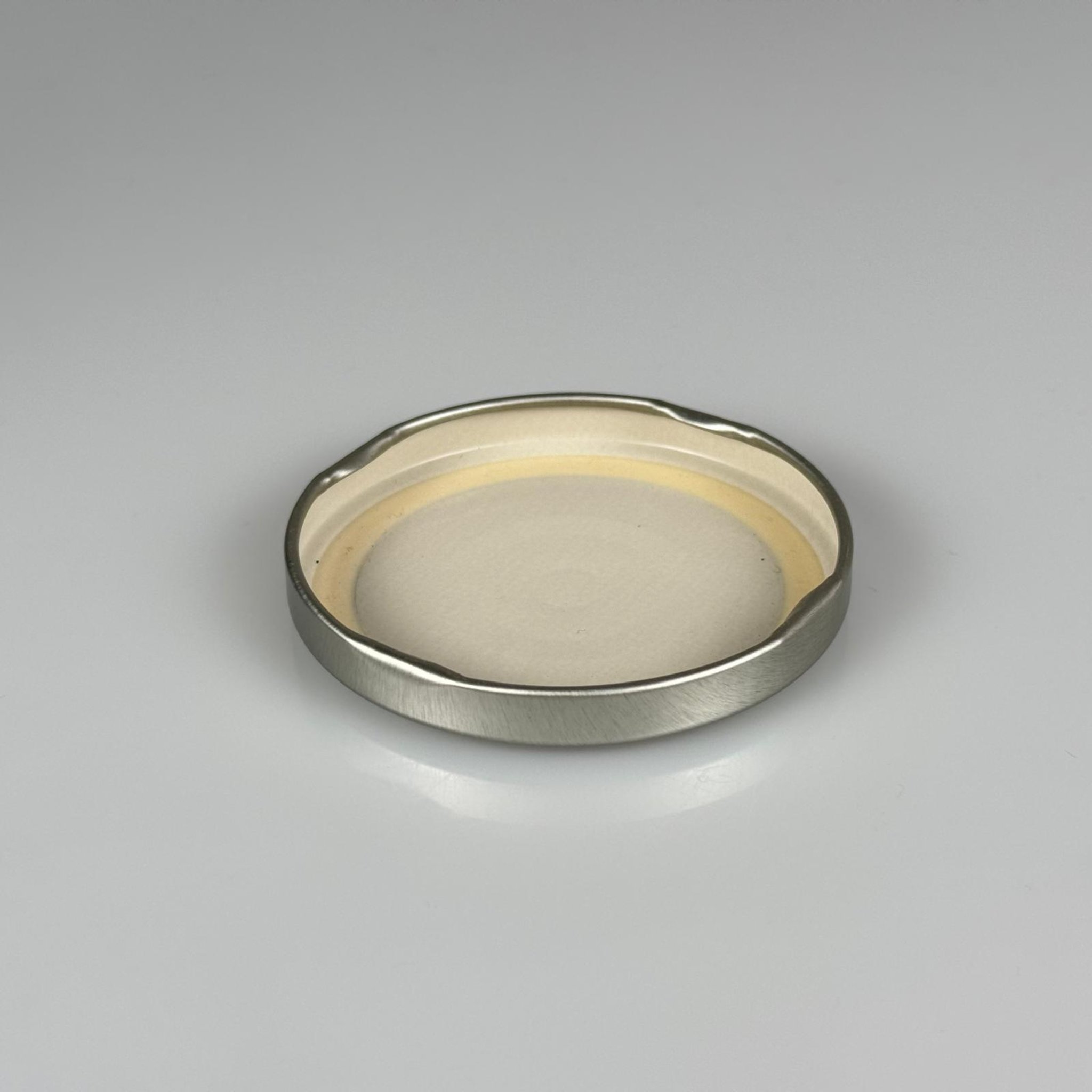 66 MM TWİST-OFF GÜMÜŞ METAL KAPAK