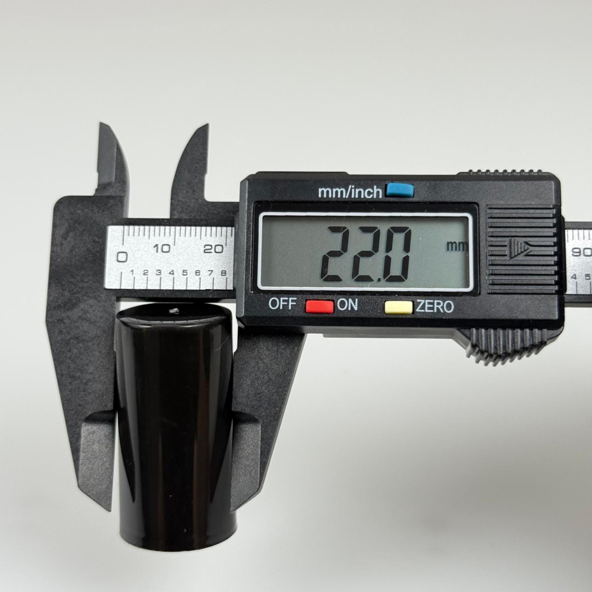 20 MM PARFÜM ŞİŞE KAPAĞI PLASTİK - SİYAH