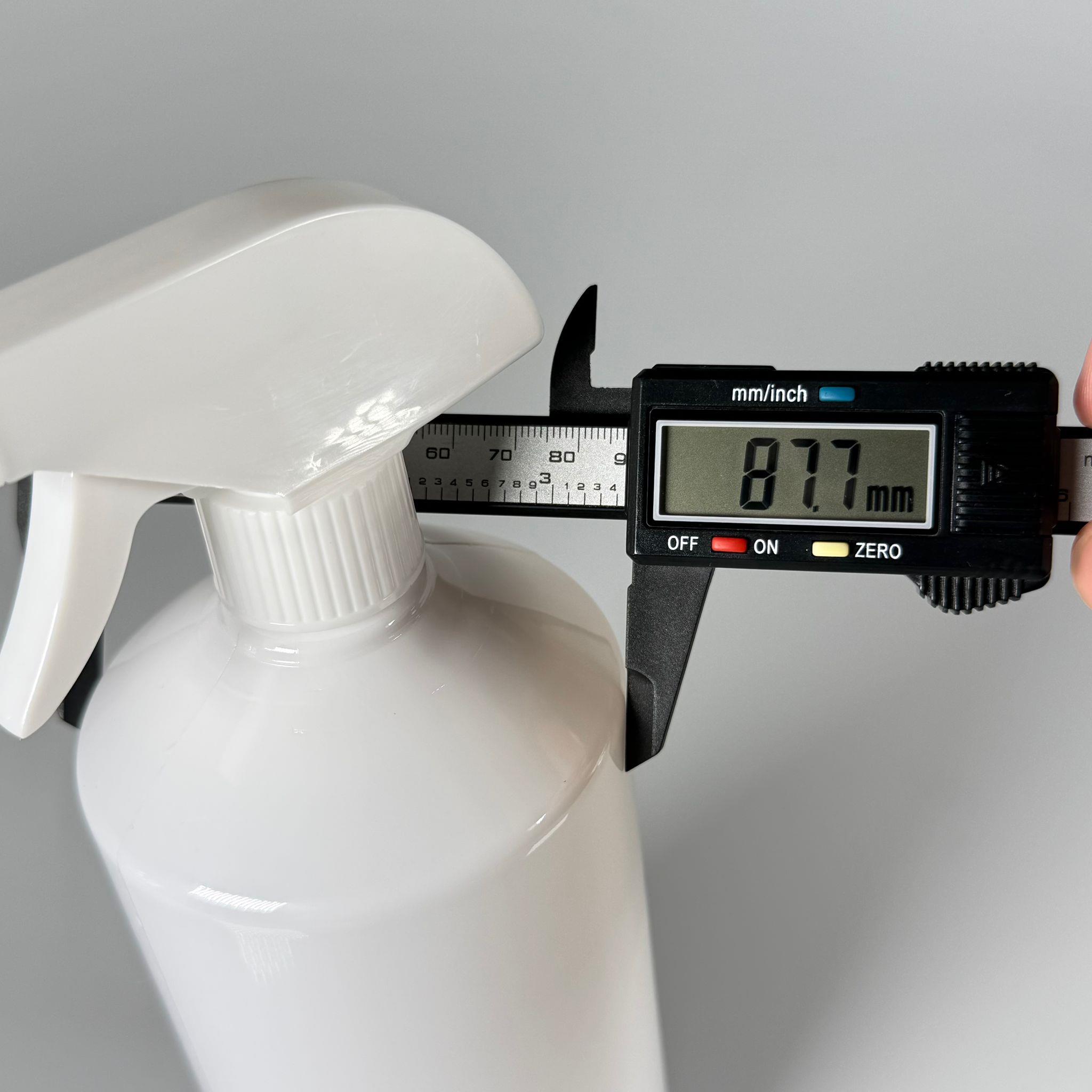 950 CC BEYAZ SERT PLASTİK ŞİŞE - BEYAZ TETİK TRİGER - 950 ML BEYAZ PET ŞİŞE - KALIN (45 GR)