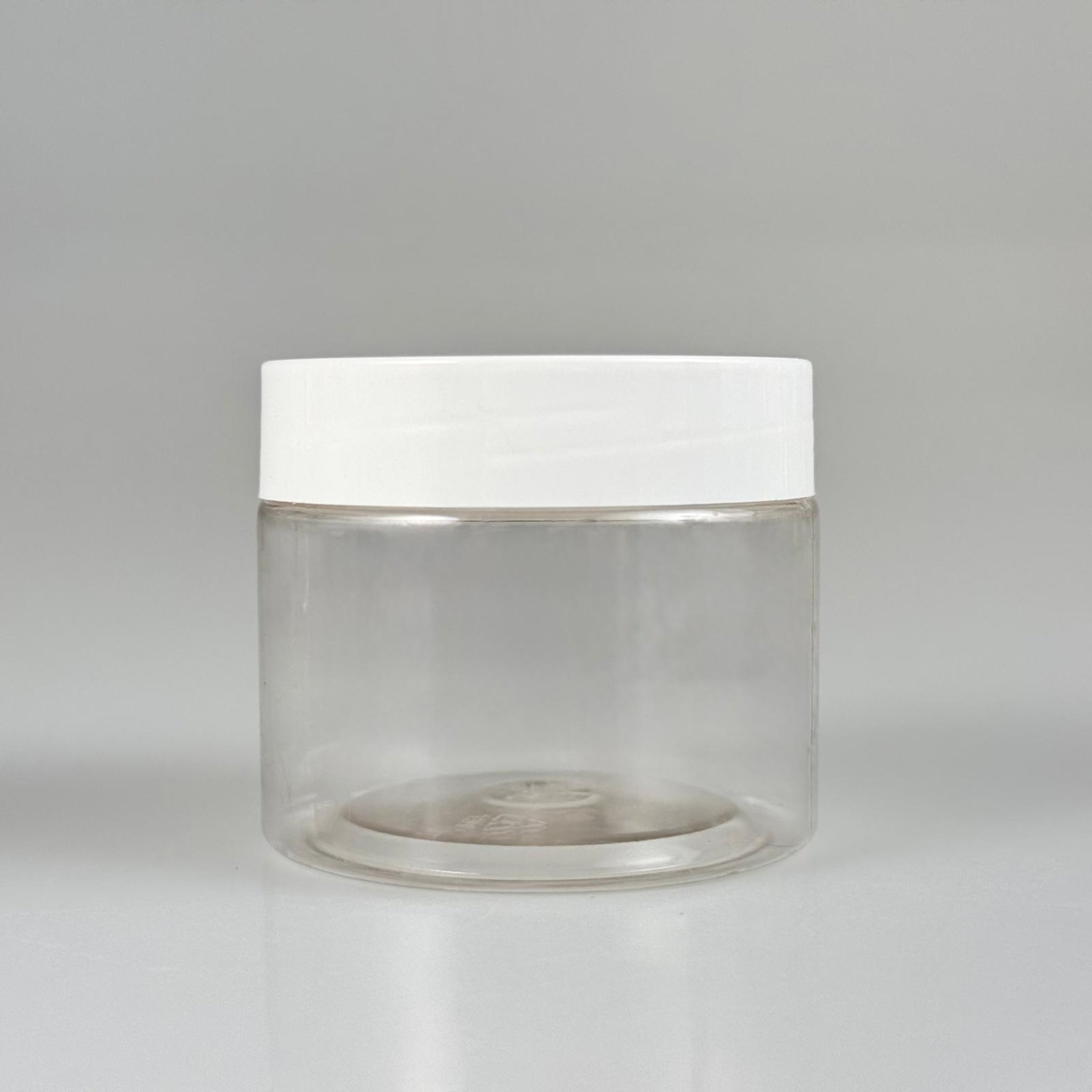 100 CC PET KAVANOZ - BEYAZ PLASTİK KAPAKLI - 100 ML PLASTİK KAVANOZ