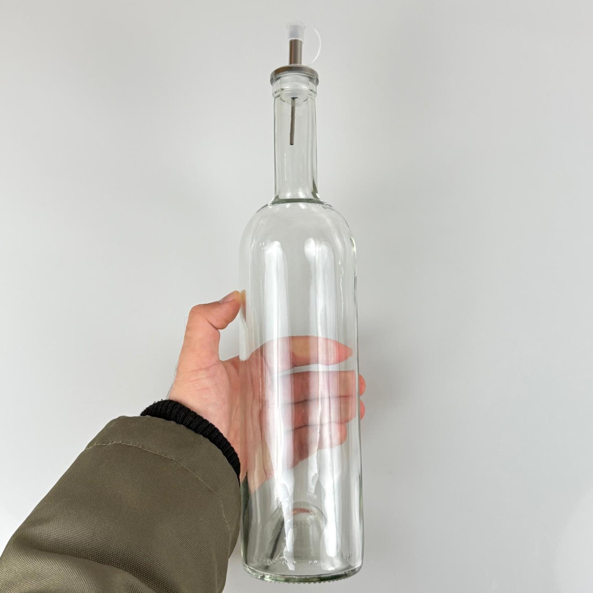 750 CC YEŞİL YAĞDANLIKLIK CAM ŞİŞE - ÇELİK YAĞDANLIK TIPALI - 750 ML ŞEFFAF PAŞABAHÇE YAĞDANLIK ŞİŞESİ - SİRKE ŞİŞESİ