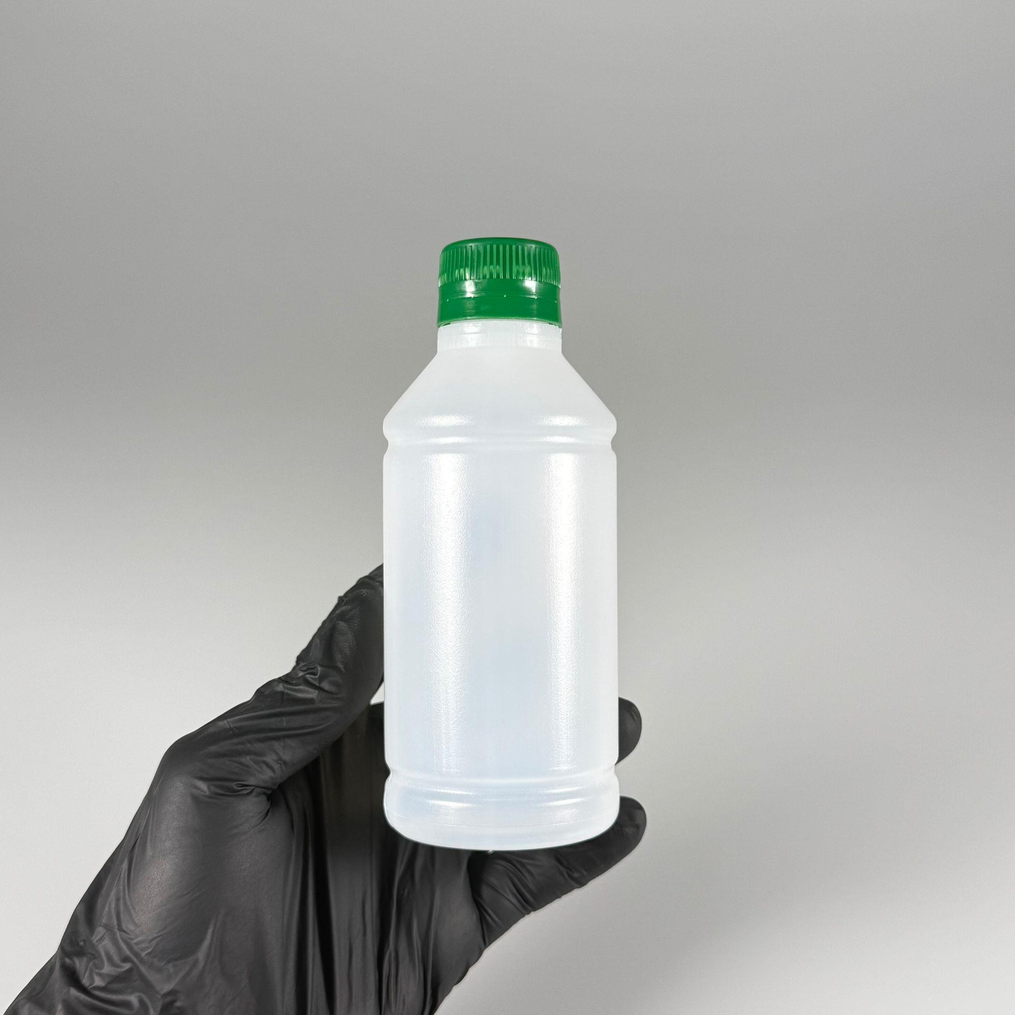 250 CC TİNER ŞİŞESİ - YEŞİL KİLİTLİ KAPAKLI - 250 ML KİMYASALA DAYANIKLI PLASTİK ŞİŞE - 0,25 LT POLİETİLEN ŞİŞE