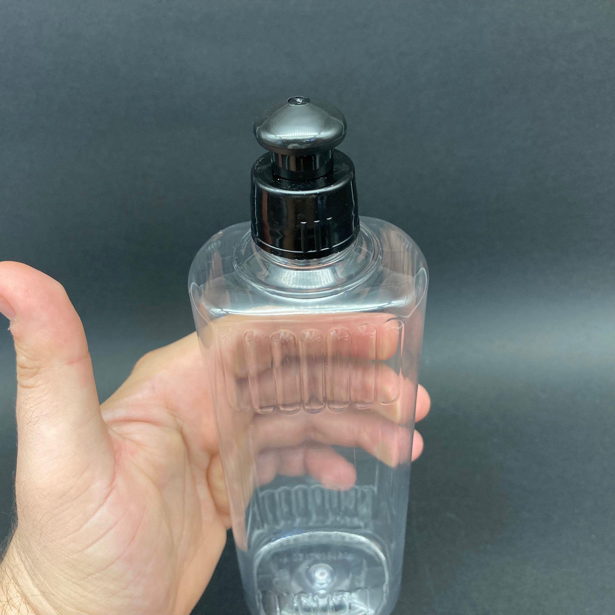 400 CC YASSI MODEL PET ŞİŞE - PUSH-PULL AKITICI KAPAKLI - 400 ML AKITICILI PLASTİK ŞİŞE