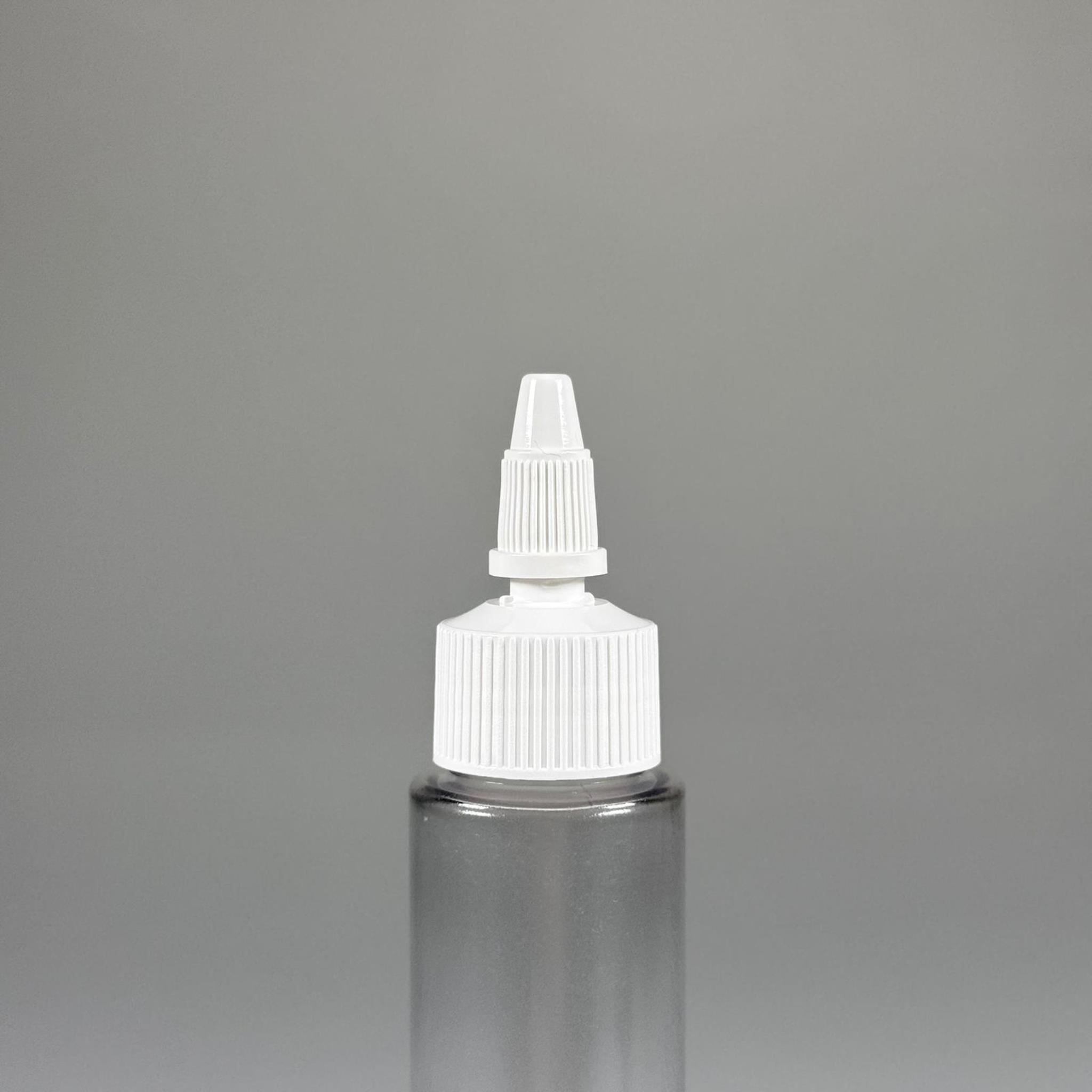 100 CC UZUN SİLİNDİR BUĞULU PET ŞİŞE (24 GR)  - BEYAZ TWİST SİVRİ ASANSÖR AKITICI KAPAKLI - 100 ML BİBERİYE SUYU, LAVANTA YAĞI, SAÇ SERUM, TONİK VB İÇİN PLASTİK KOZMETİK AMBALAJLARI