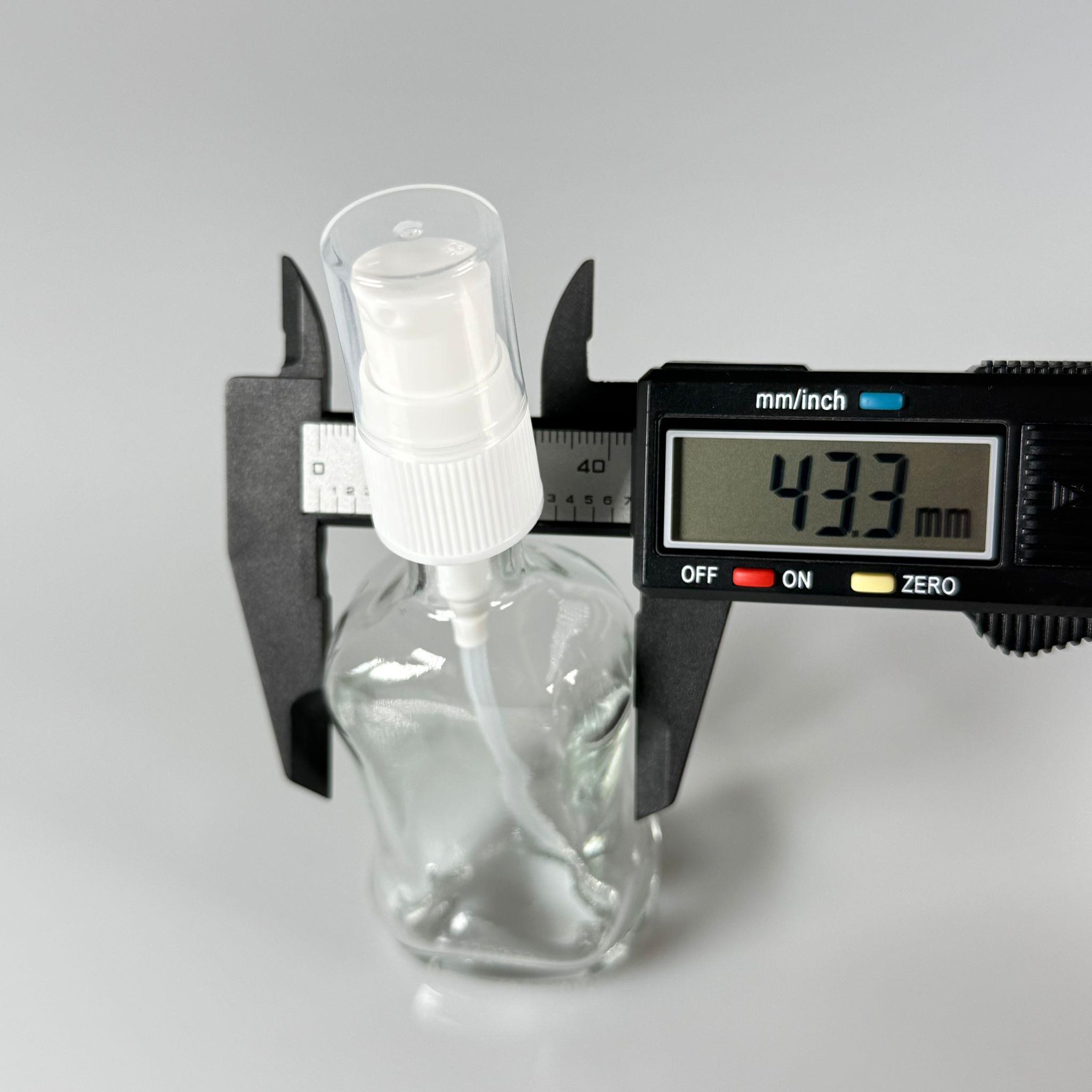 50 CC BOĞAZLI İNCE BELLİ CAM ŞİŞE - BEYAZ LOSYON POMPALI - 50 ML PRESTİJLİ ŞİŞE