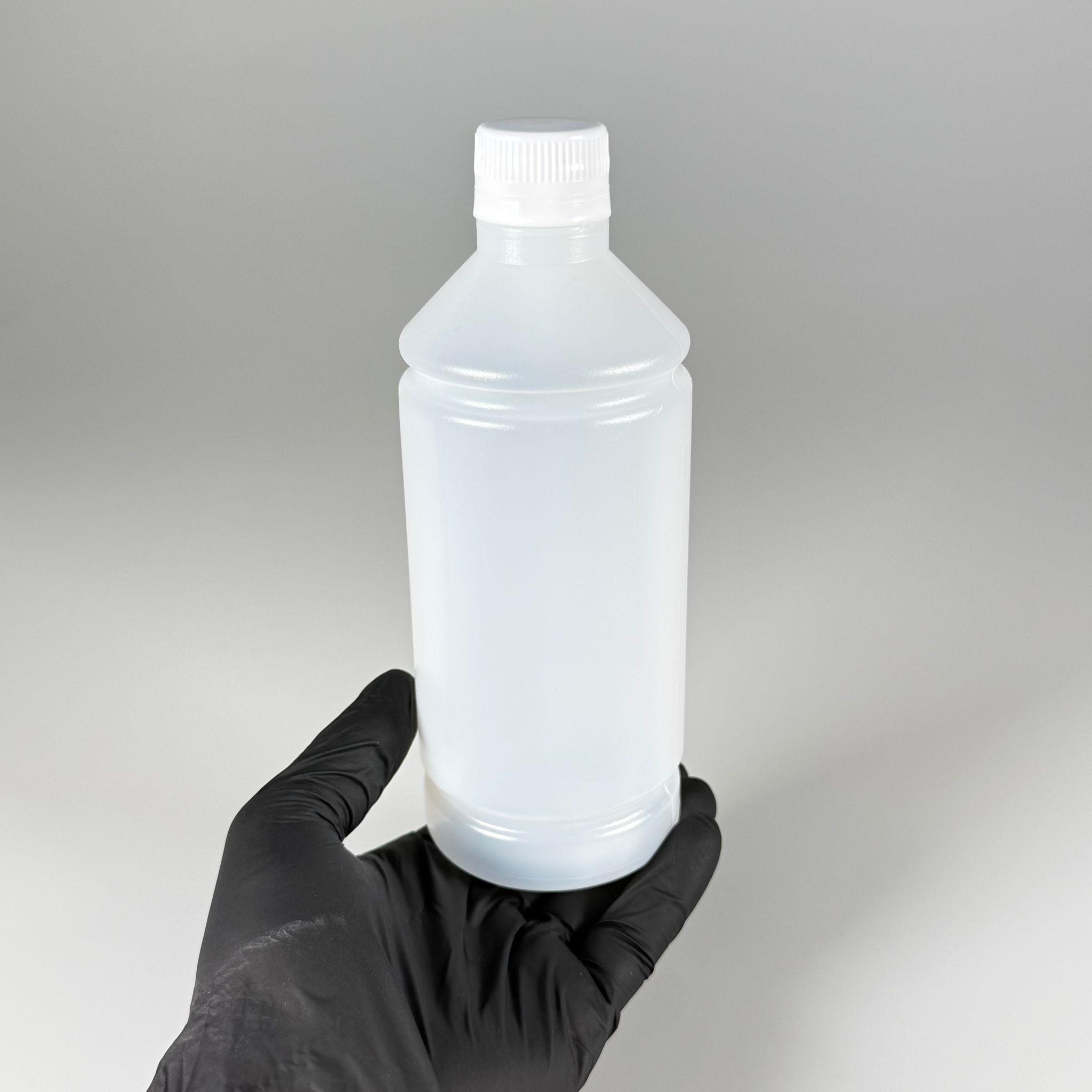 500 CC TİNER ŞİŞESİ - BEYAZ KİLİTLİ KAPAKLI - 500 ML KİMYASALA DAYANIKLI PLASTİK ŞİŞE - 0,5 LT POLİETİLEN ŞİŞE