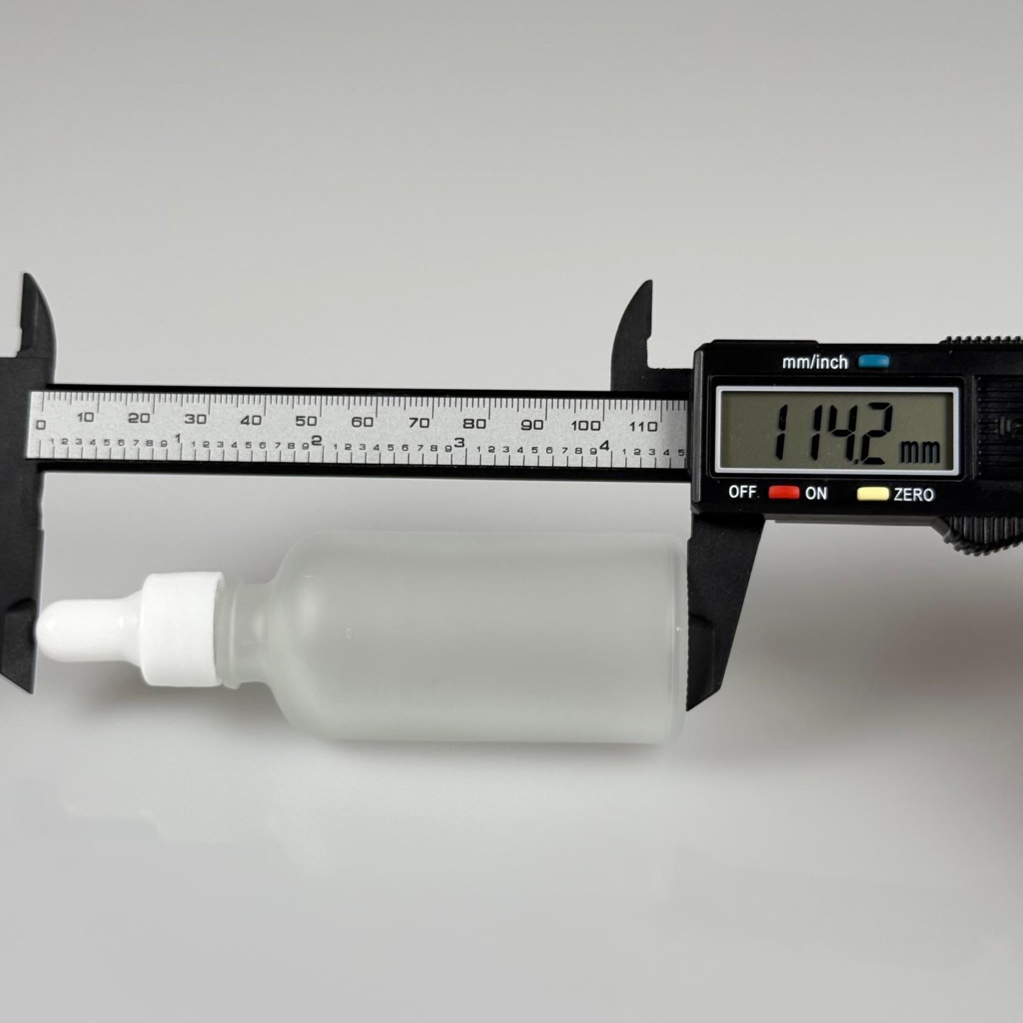 50 CC BUZLU CAM DAMLALIKLI ŞİŞE - BEYAZ EMZİK + BEYAZ DÜZ KAPAK + CAM PİPET TAKIM - 50 ML BUZLU DAMLALIKLI ŞİŞE SETİ