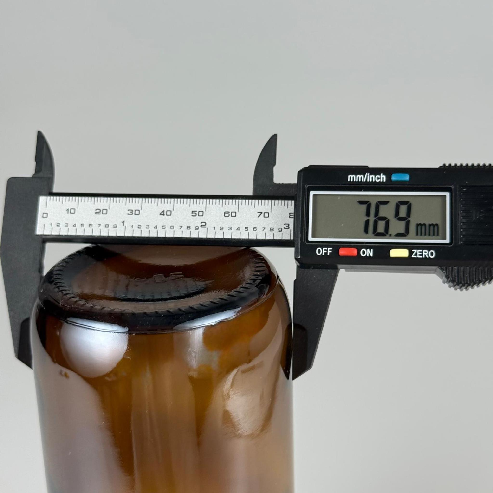500 CC AMBER TOMBUL ÖZEL SERİ CAM ŞİŞE - METAL ALÜMİNYUM GOLD KÖPÜK CONTALI KAPAKLI - 500 ML CAM ECZA ŞİŞESİ - KAHVERENGİ