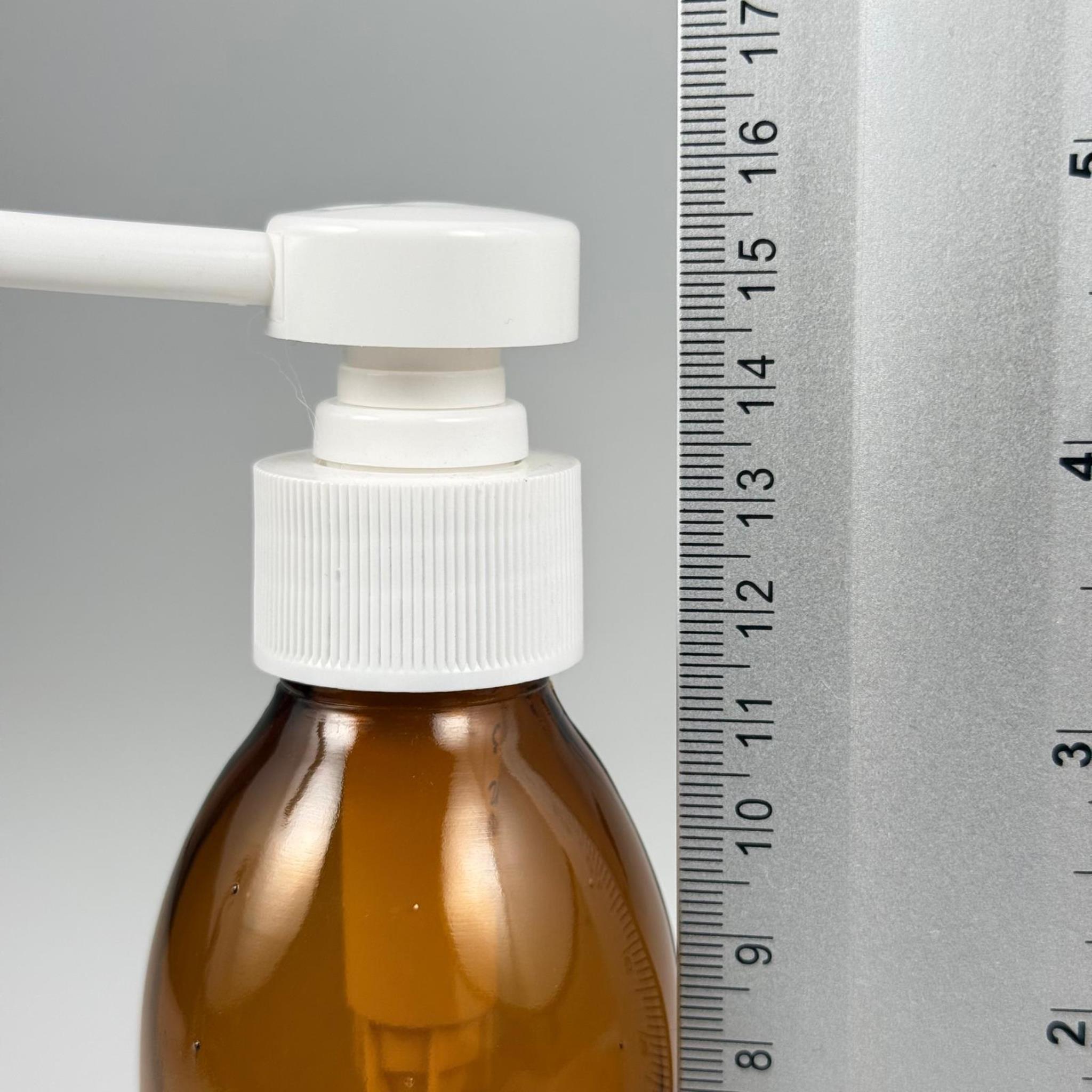 160 CC AMBER CAM ŞİŞE  - BEYAZ DİSPANSİYER POMPA SPREYLİ - 160 ML CAM SPREYLİ ŞİŞE